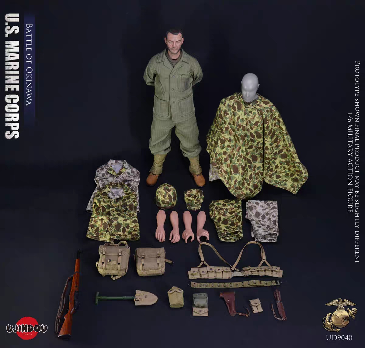[สั่งจอง] UJINDOU UD9040 1/6 : WWII US Marine Corps Battle Of Okinawa