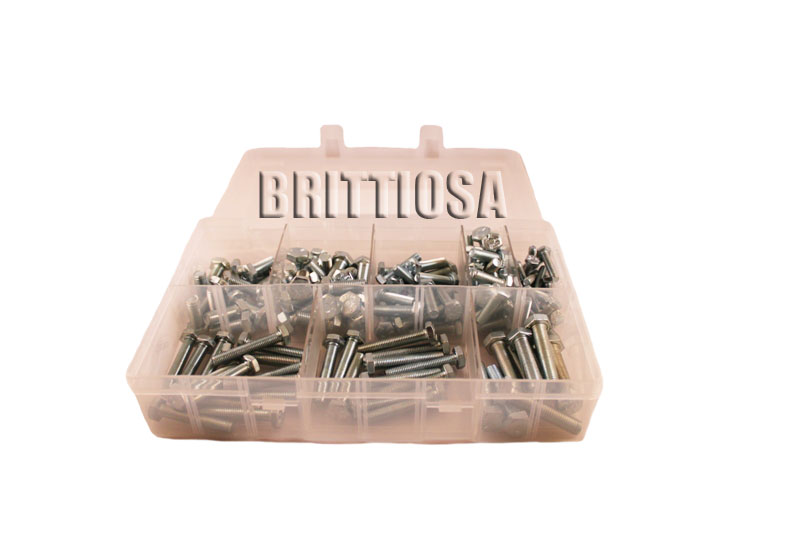 Pulttilajitelma UNF 3/16"-5/16", 150 kpl =49e