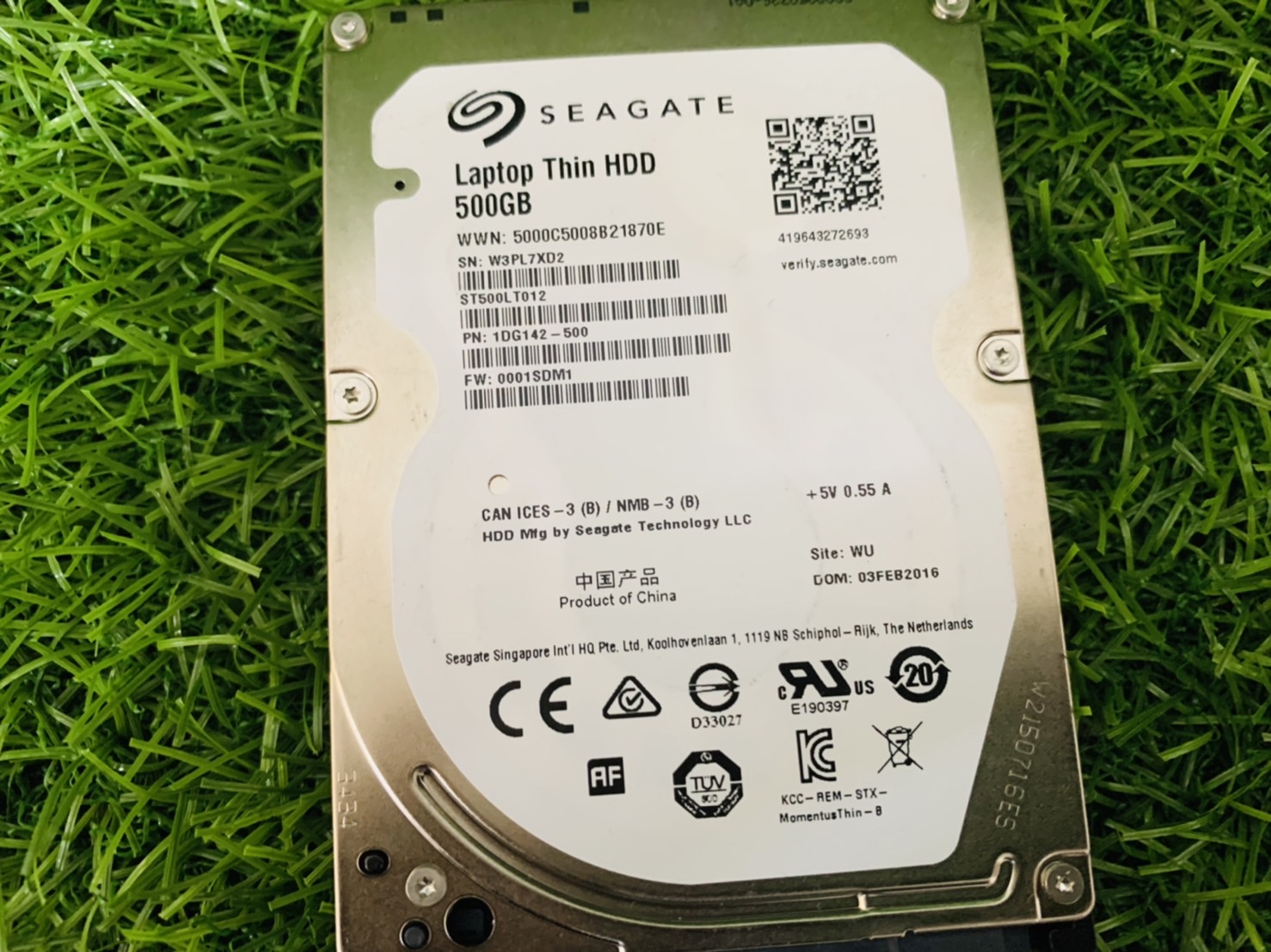 ฮาร์ดดิส Notebook โน๊ตบุ๊ค PC Seagate 500GB SATA 2.5 6Gbps 5400RPM" สินค้ามีประกัน