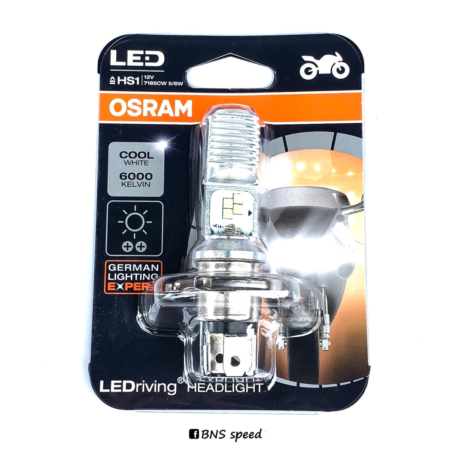 หลอดไฟหน้า OSRAM LED HS1 COOL WHITE 12V 5/6W