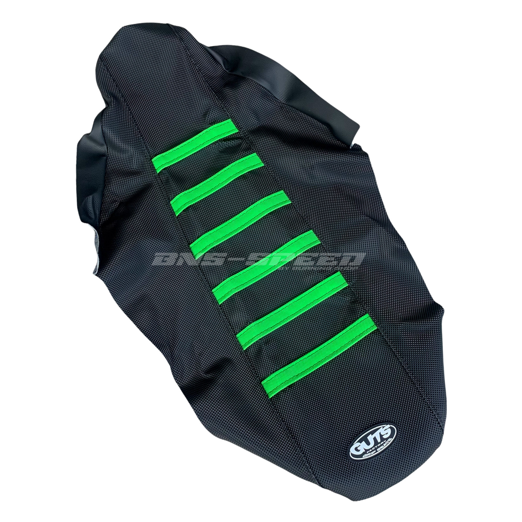 ผ้าเบาะ Guts Racing ดำริบเขียวอ่อน