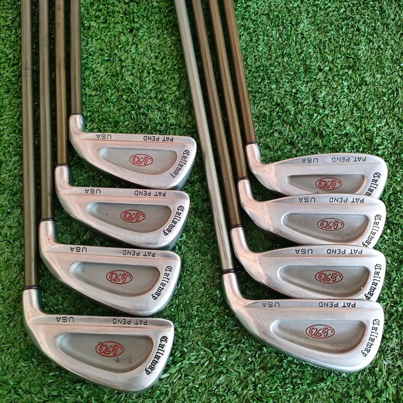 ชุดเหล็ก CALLAWAY PAT PEND USA มีเหล็ก 3-9 เเละ PW ก้าน RCH 60 FLEX R เหล็กก้สนเจาะทะลุ ฟิลลิ่งดีสุดๆ ผมงาน ระดับมาสเตอร์พีช ของแบรนด์ Callaway