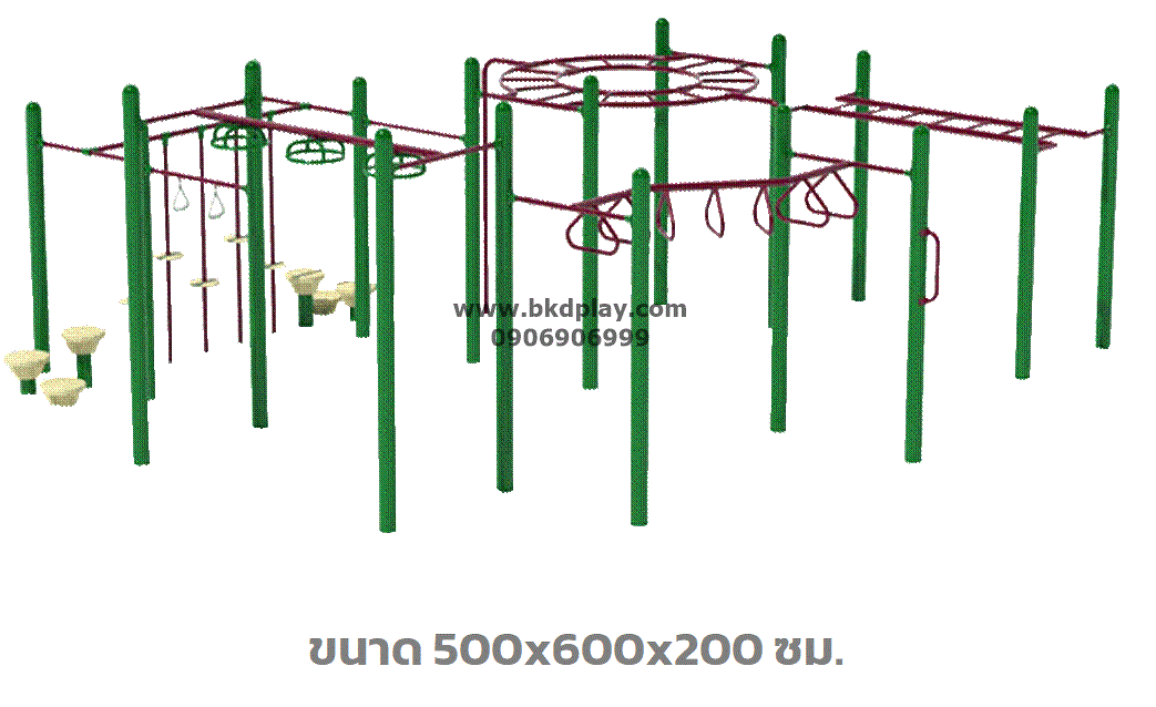 ปีนป่ายทรงตัวผสม, เครื่องเล่นสนาม กลางแจ้ง เหล็ก, บาร์โหน ตั้งพื้น,OutdoorPlayground, ราคาโรงงาน สินค้าสั่งทำ 10-20 วัน