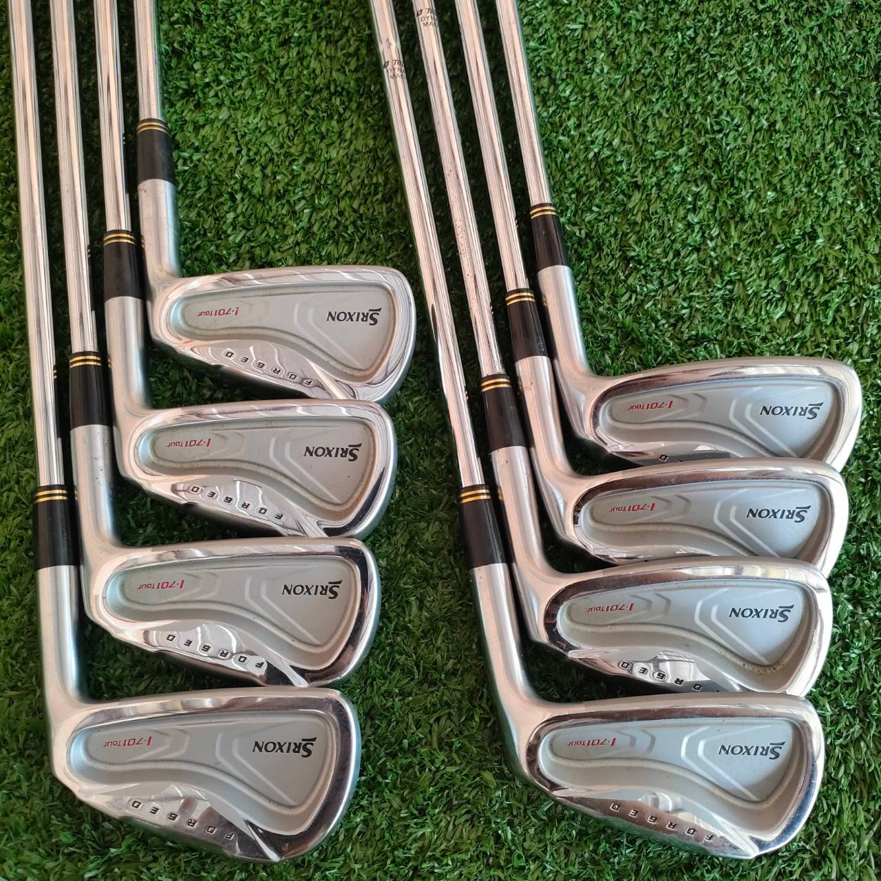 ชุดเหล็ก SRIXON I-701 FORGED มีเหล็ก 3-9 เเละ PW ก้าน DYNAMIC GOLD S300 เหล็ก FORGED JAPAN สุดพรีเมี่ยม ใบ CAVITY ลึก ขนาดใหญ่ ตีง่าย + นุ่ม ชุดนี้ติดอันดับ TOP ในญี่ปุ่นครับ