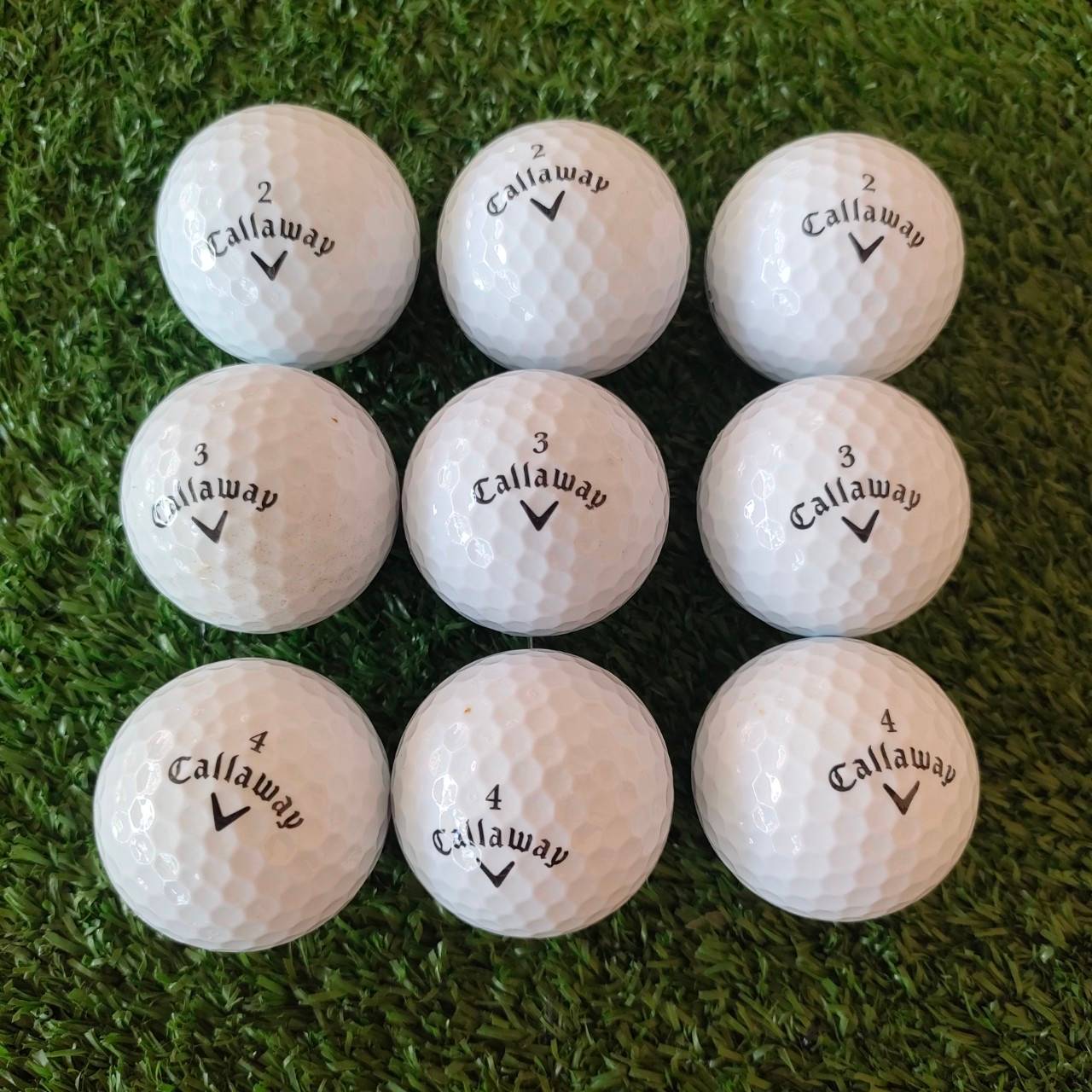 ลดล้างสต๊อก !!! ลูกกอล์ฟ CALLAWAY SUPERSOFT ทั้งหมดมี3 หลอด 1หลอด มี 3ลูก