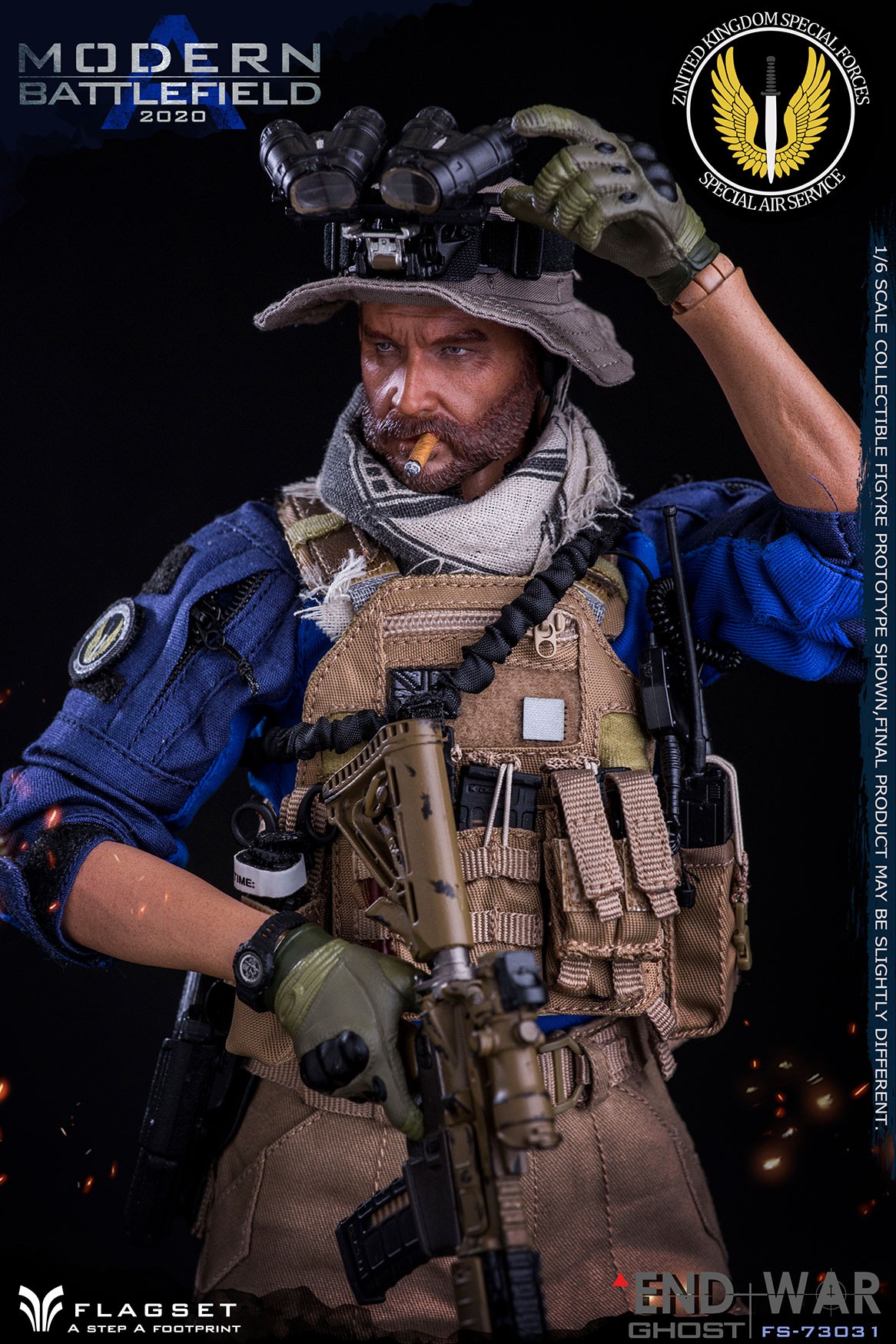 [สั่งจอง] FLAGSET FS-73031 1/6 : End War Ghost Modern Battlefield 2020 A [Reissue]