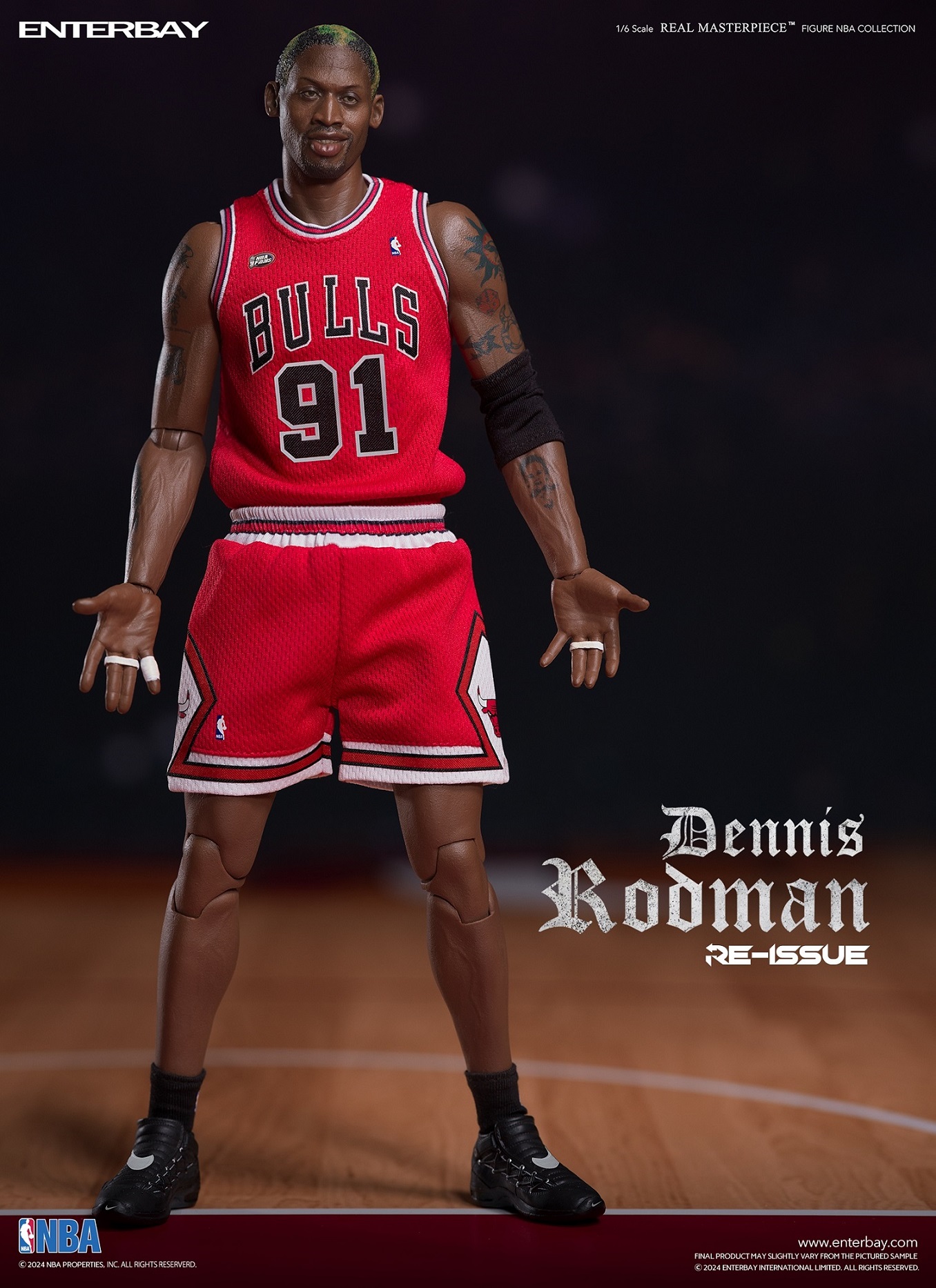 [สั่งจอง] Enterbay RM-1059 1/6 : DENNIS RODMAN (Limited Retro Edition)