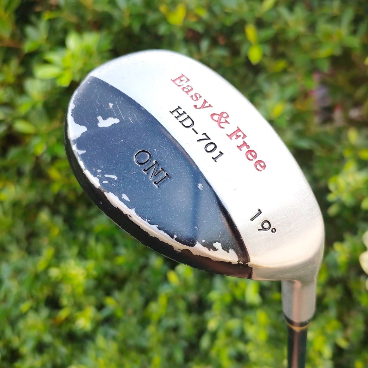 HYBRID EASY & FREE HD-701 ONI องศา 19 ก้าน ONI GOLF COLLECTTION FLEX R จุดเด่น ตีเน้นๆ ตรงๆ ไกลๆ กระดองออกแบบได้ดี!! ไม้กอล์ฟมือสอง ของแท้ BY NakaraLuxurious
