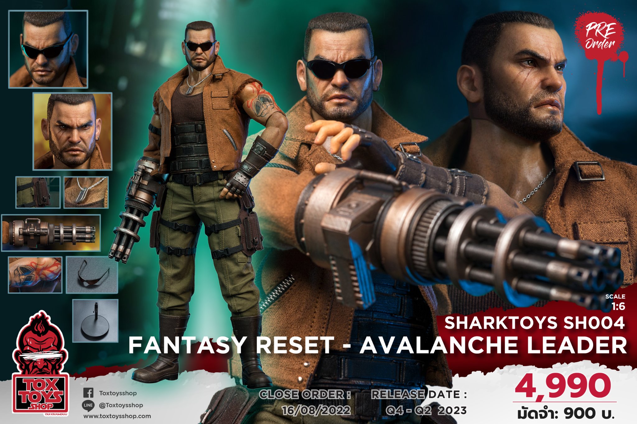 [สั่งจอง] SHARKTOYS SH004 1/6 : Fantasy Reset - Avalanche Leader