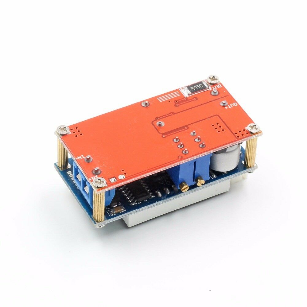 โมดูลชาร์จแบต/ขับ LED 5A CC/CV LED drive lithium-ion battery charging module with current and voltmeter adjustable power supply