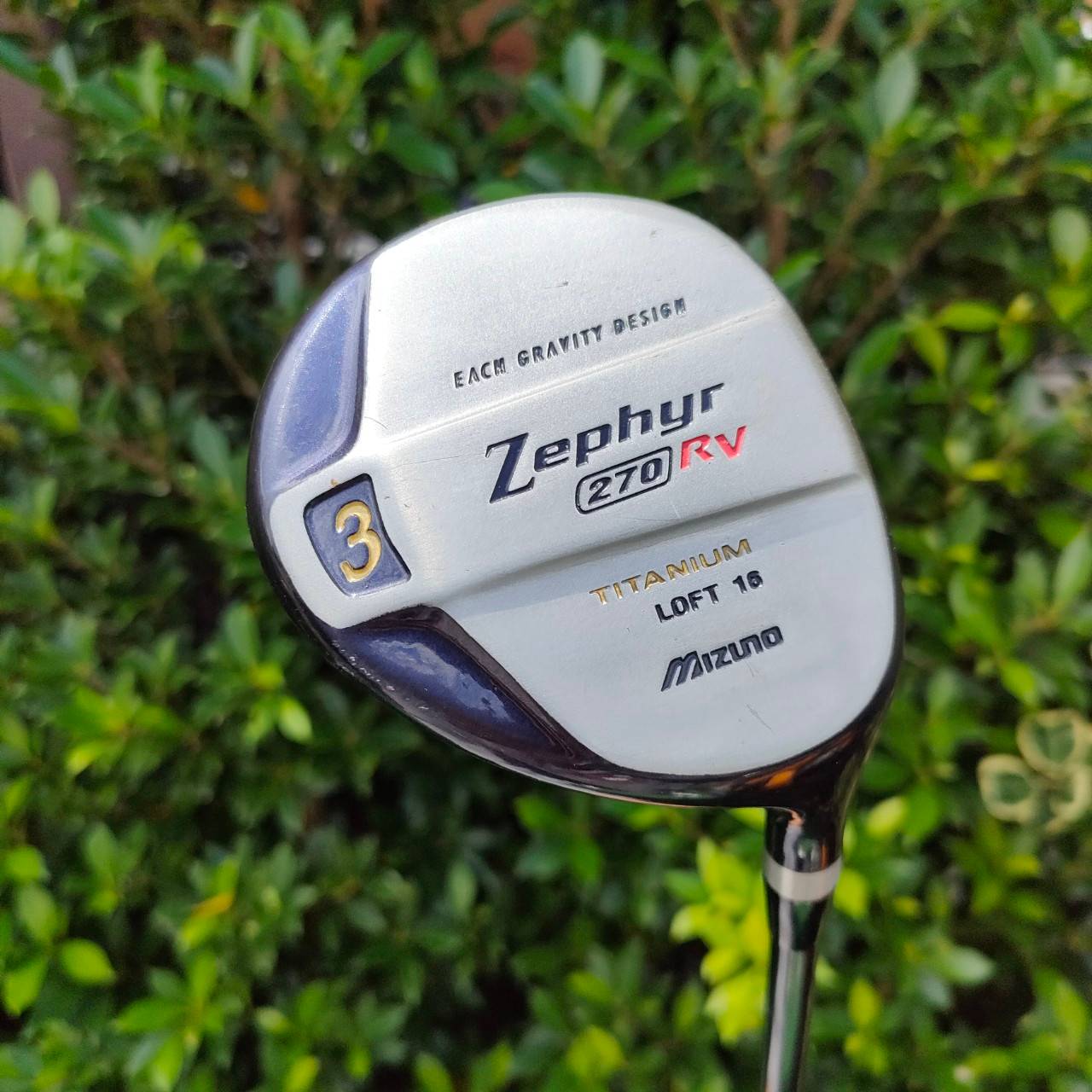 FAIRWAY 3 MIZUNO ZEPHYR 270 RV TITANIUM วัสดุดีมาก ก้าน TCCHNO FLEX R องศา 10 ก้านดีครับ MADE IN JAPAN