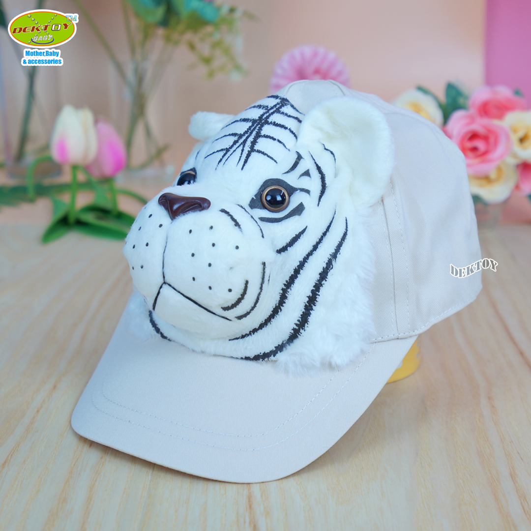 หมวกแก๊ปรูปหน้าสัตว์ หมวกเด็กหน้าสัตว์ หมวกแฟนซีสำหรับเด็ก 1-5 ขวบ ผู้ใหญ่ก็ใส่ได้