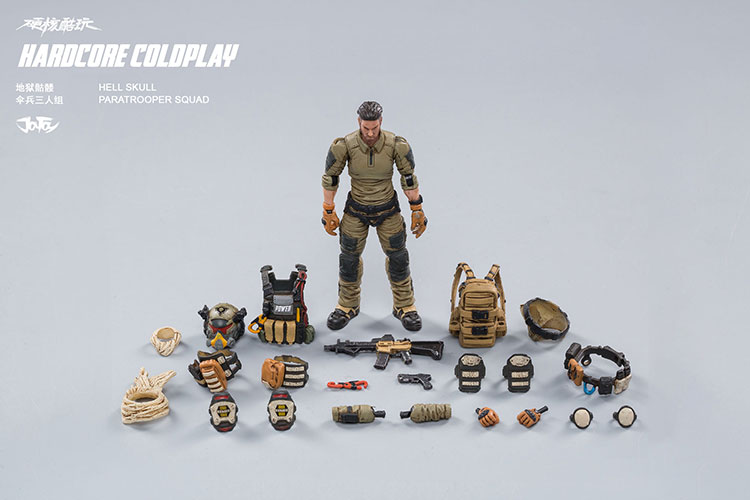 [สั่งจอง] JOYTOY 1/18 82011061 HELL SKULL PARATROOPER SQUAD