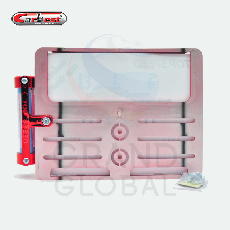 CAR BEST | กรอบป้ายทะเบียนมอเตอร์ไซค์ พร้อม แคปซูลใส่พรบ