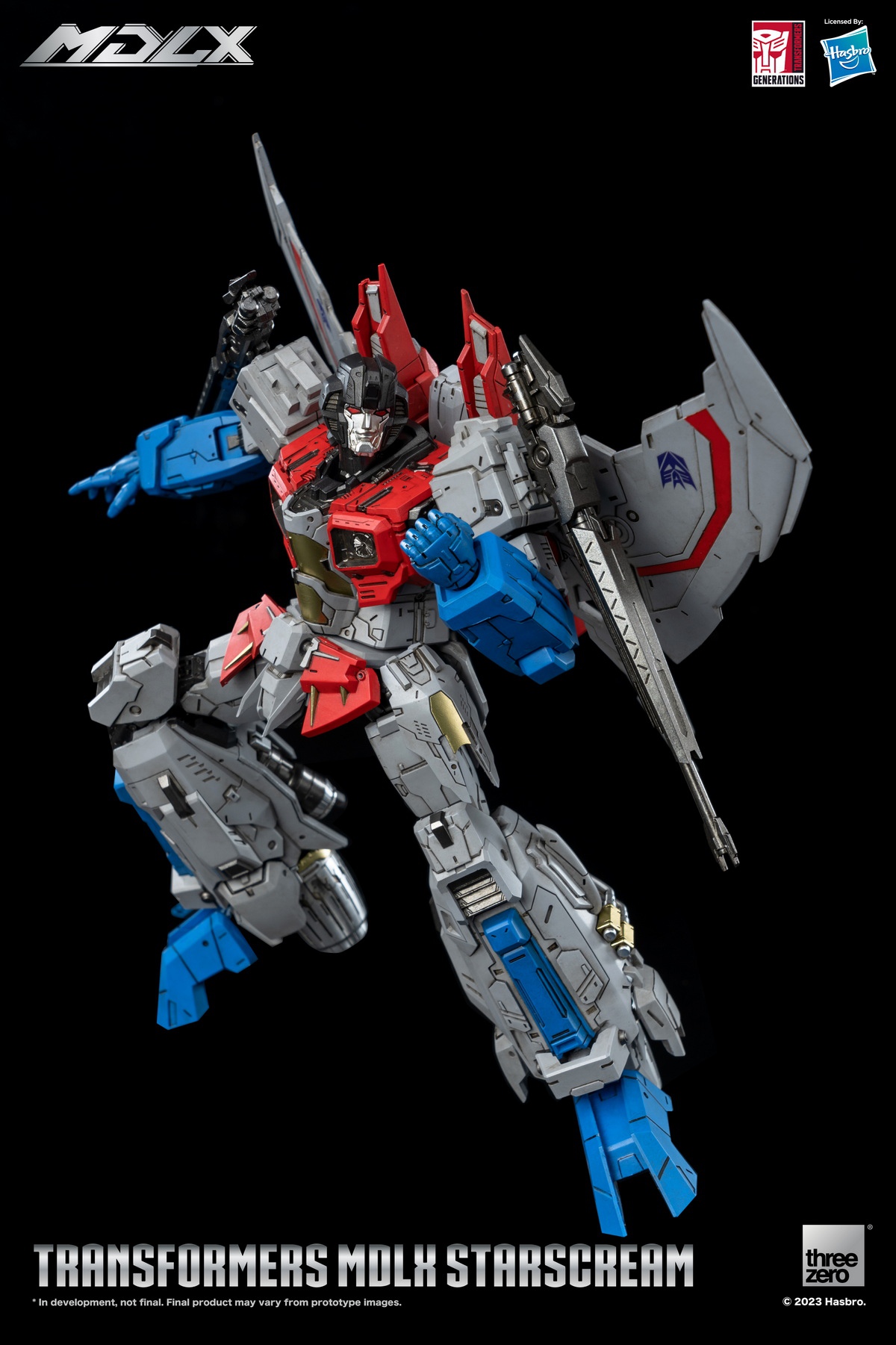 [สั่งจอง] Threezero 3Z03360W0 7.8" Transformers: MDLX - Starscream