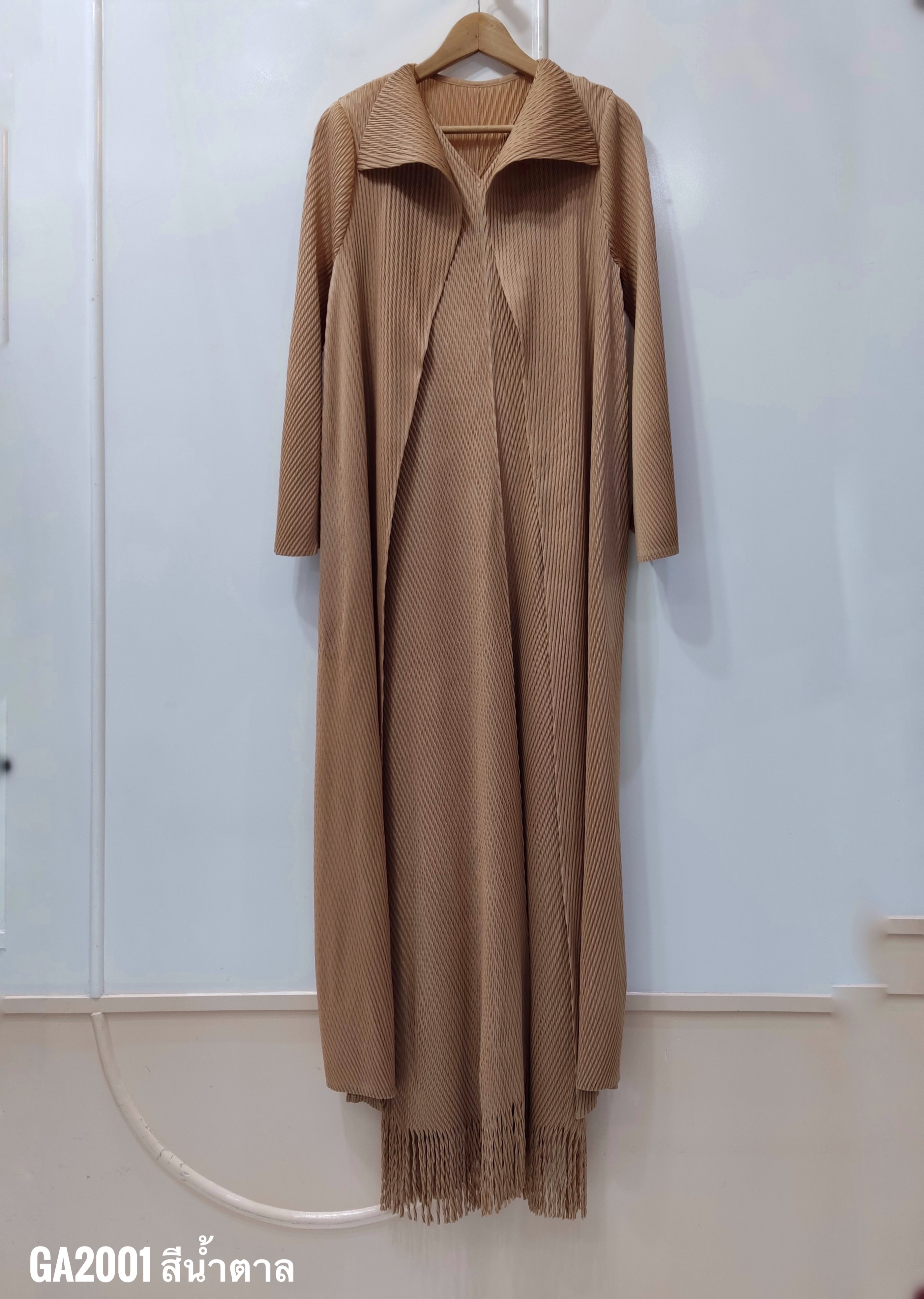 2MUAY รุ่น GA2001 FRINGE MAXI PLEATED SET 5 สี FREE SIZE