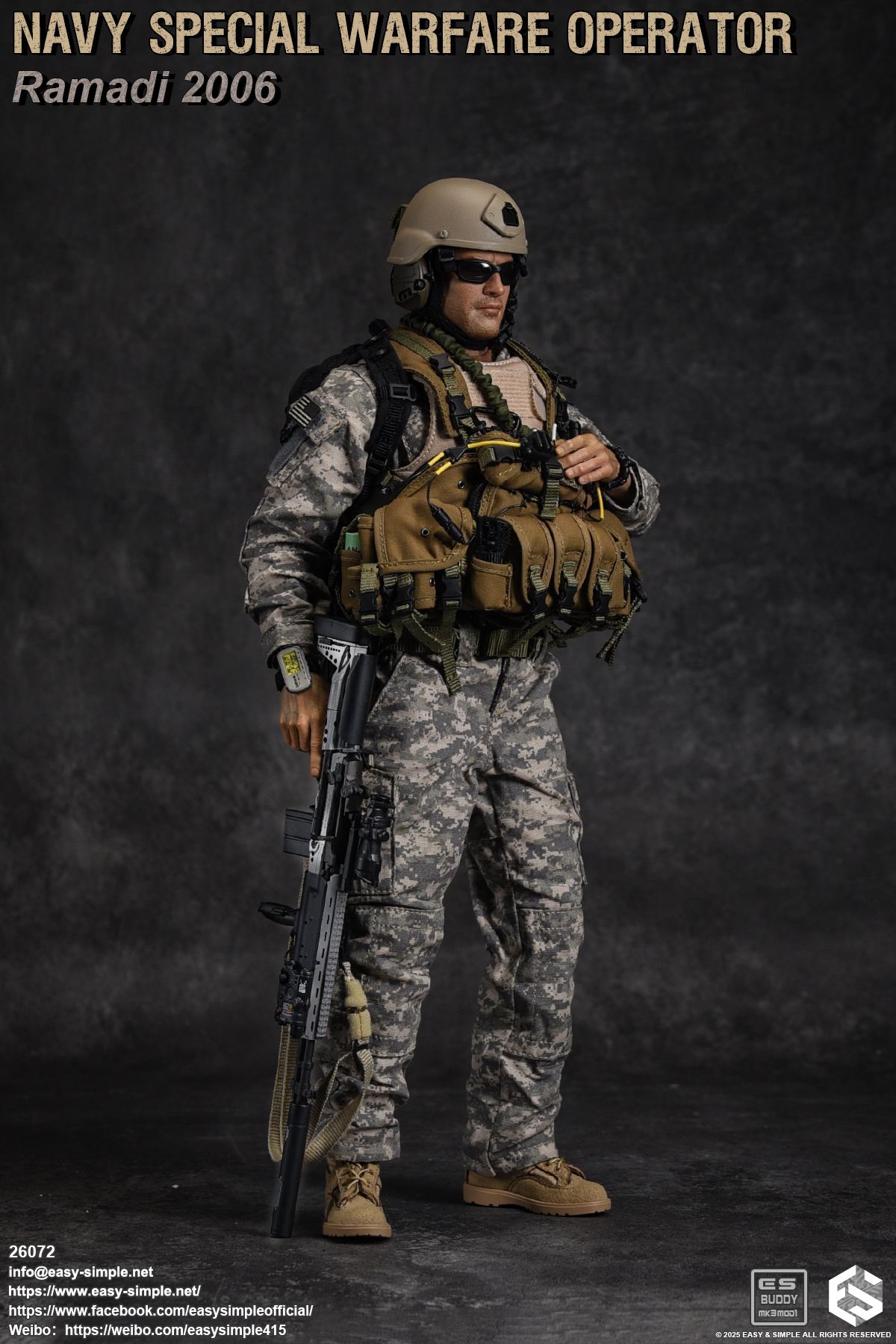 [สั่งจอง]Easy&Simple 26072 1/6 : NAVY SPECIAL WARFARE OPERATOR Ramadi 2006