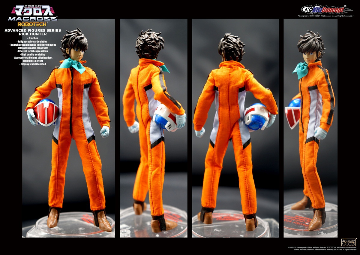 [สั่งจอง] kitzconcept สูง 6 นิ้ว KC925 Macross Advanced Series-RICK HUNTER
