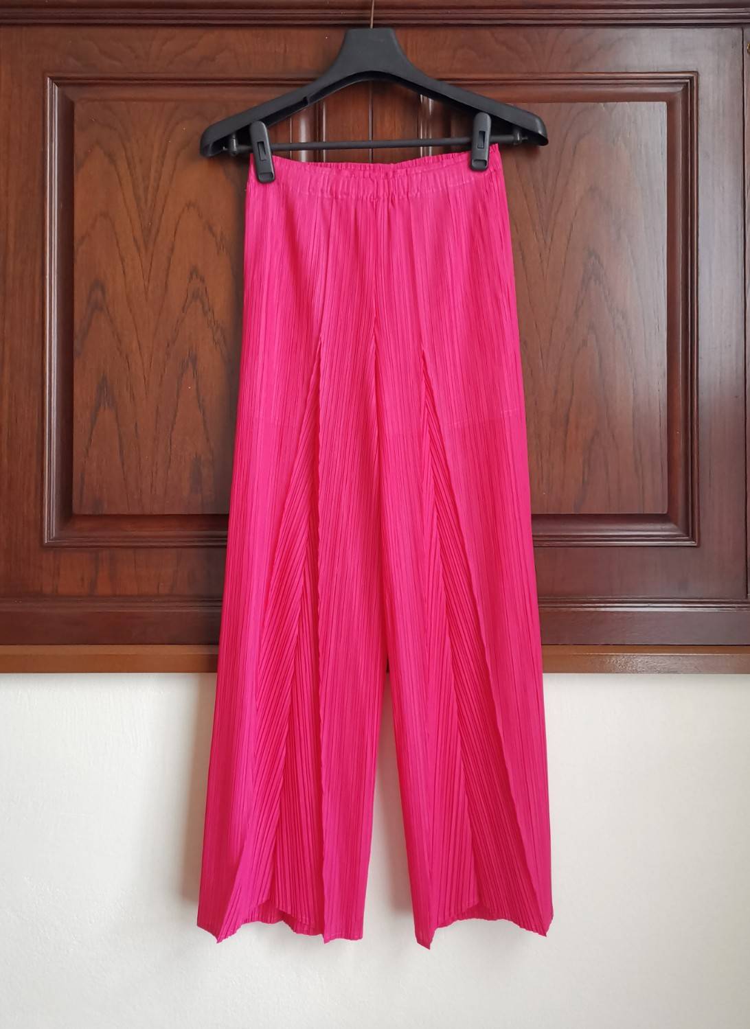 ยาว 36นิ้ว!! 2MUAY รุ่น GJO2088-1 กางเกงอัดพลีทงานคุณภาพ CROPPED WIDE LEG PLEATED PANTS 13สี FREE SIZE