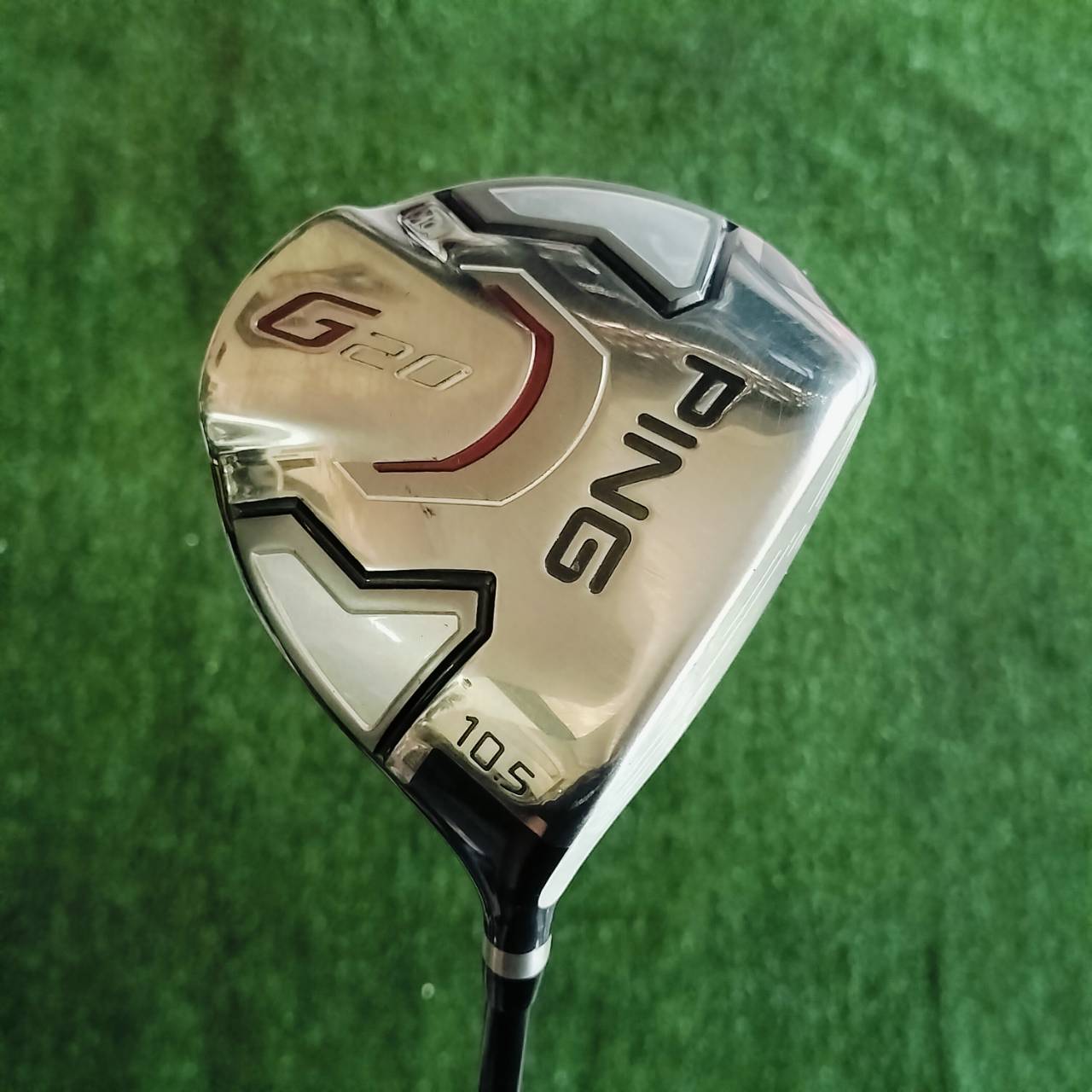 DRIVER PING G20 องศา 10.5 ก้าน TFC330D FLEX R ก้านดีมาก ไดร์ฟเวอร์ G20 ใช้วัสดุใหม่ ที่เรียกว่า Ti 8-1-1 ซึ่งเป็นไทเทเนียมที่มีความหนาแน่นลดลง ไม้กอล์ฟพรีเมี่ยมมือสอง ของแท้ By NakaraLuxurious