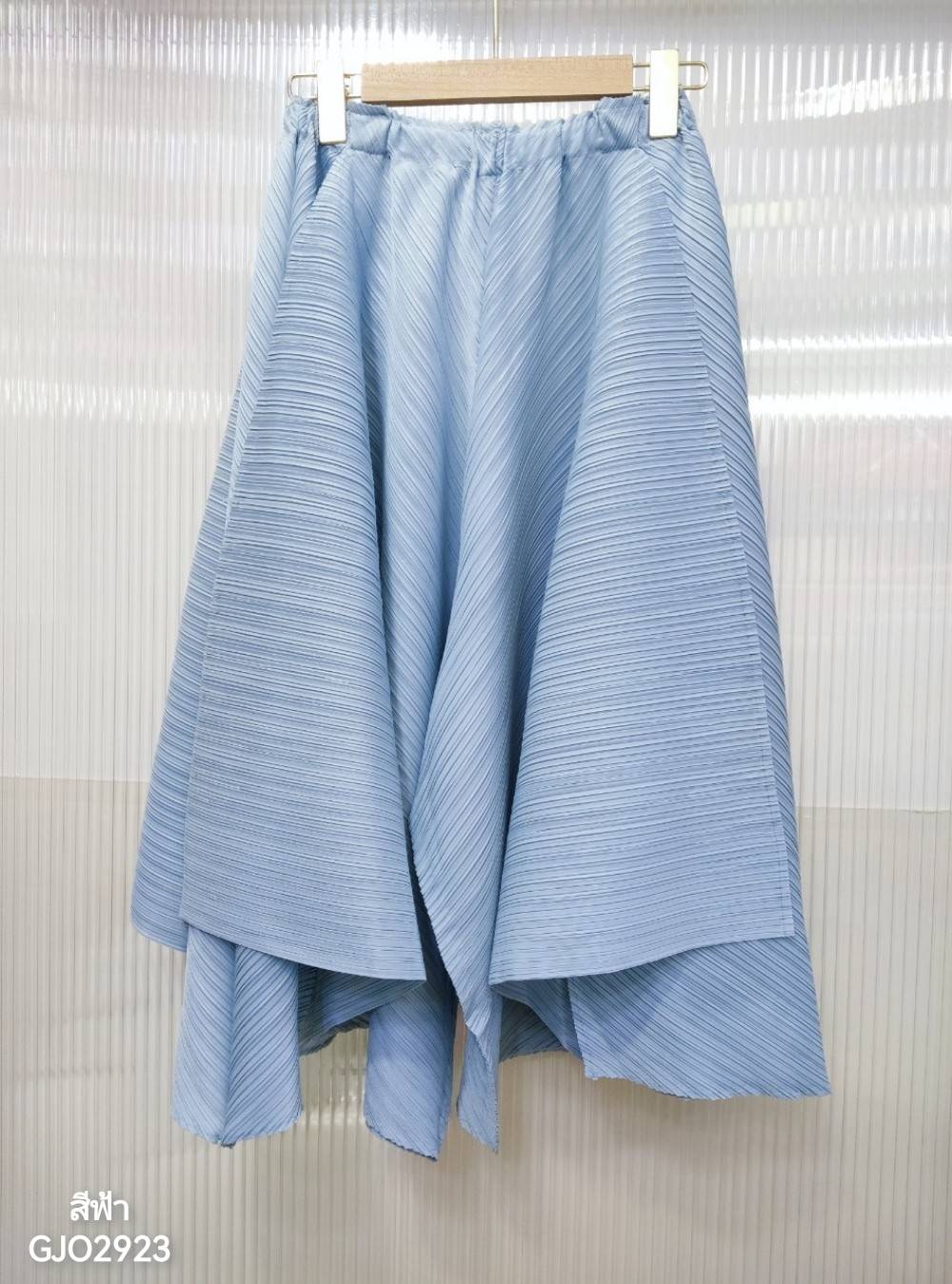 ยาว 28นิ้ว!! 2MUAY รุ่น GJO2923 FLARED PLEAT PANT กางเกงผู้หญิง กางเกงพลีทคุณภาพ 12สี FREE SIZE