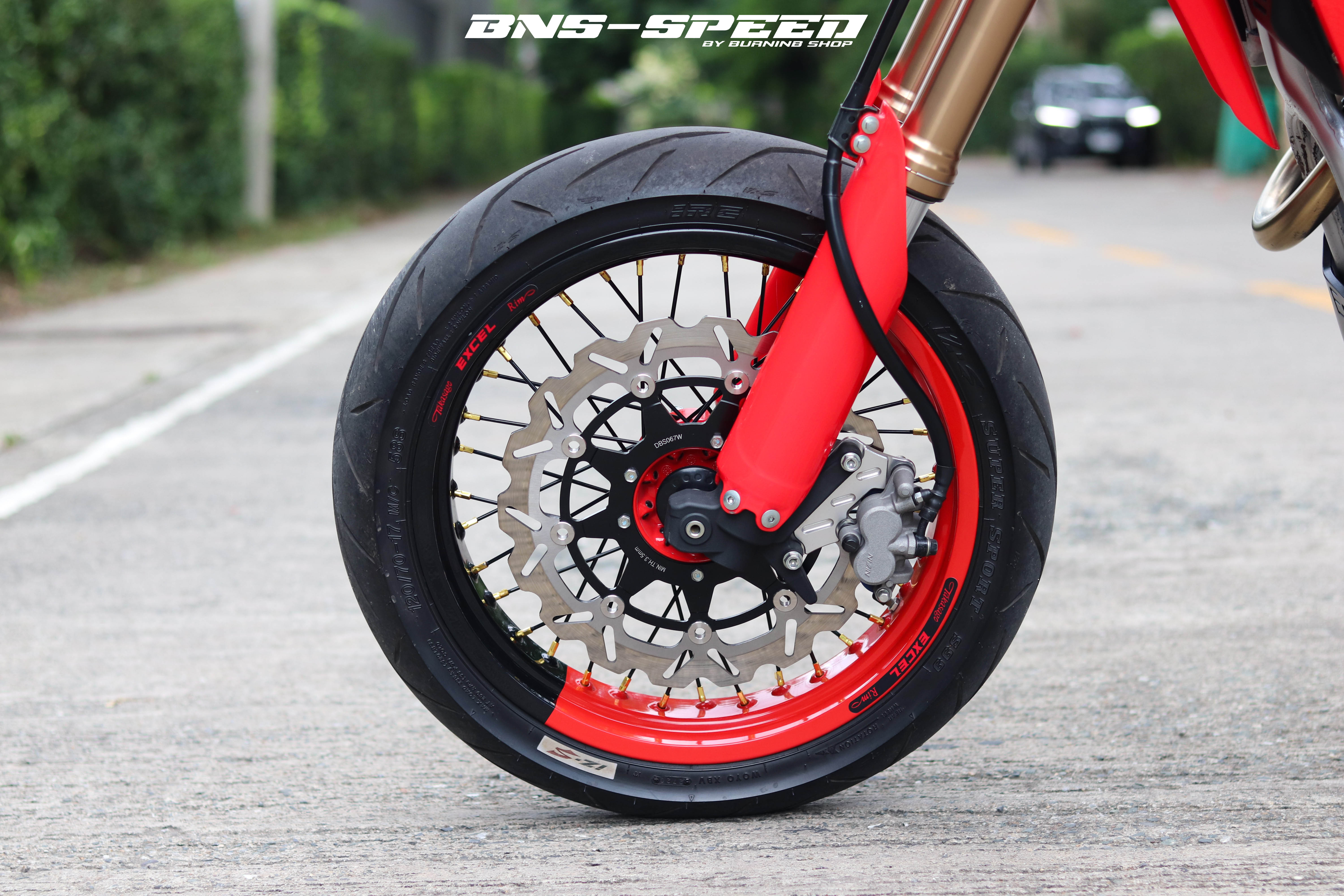 จานดิสเบรค Arashi 320mm CRF250/300L/M/Rally - สีดำ