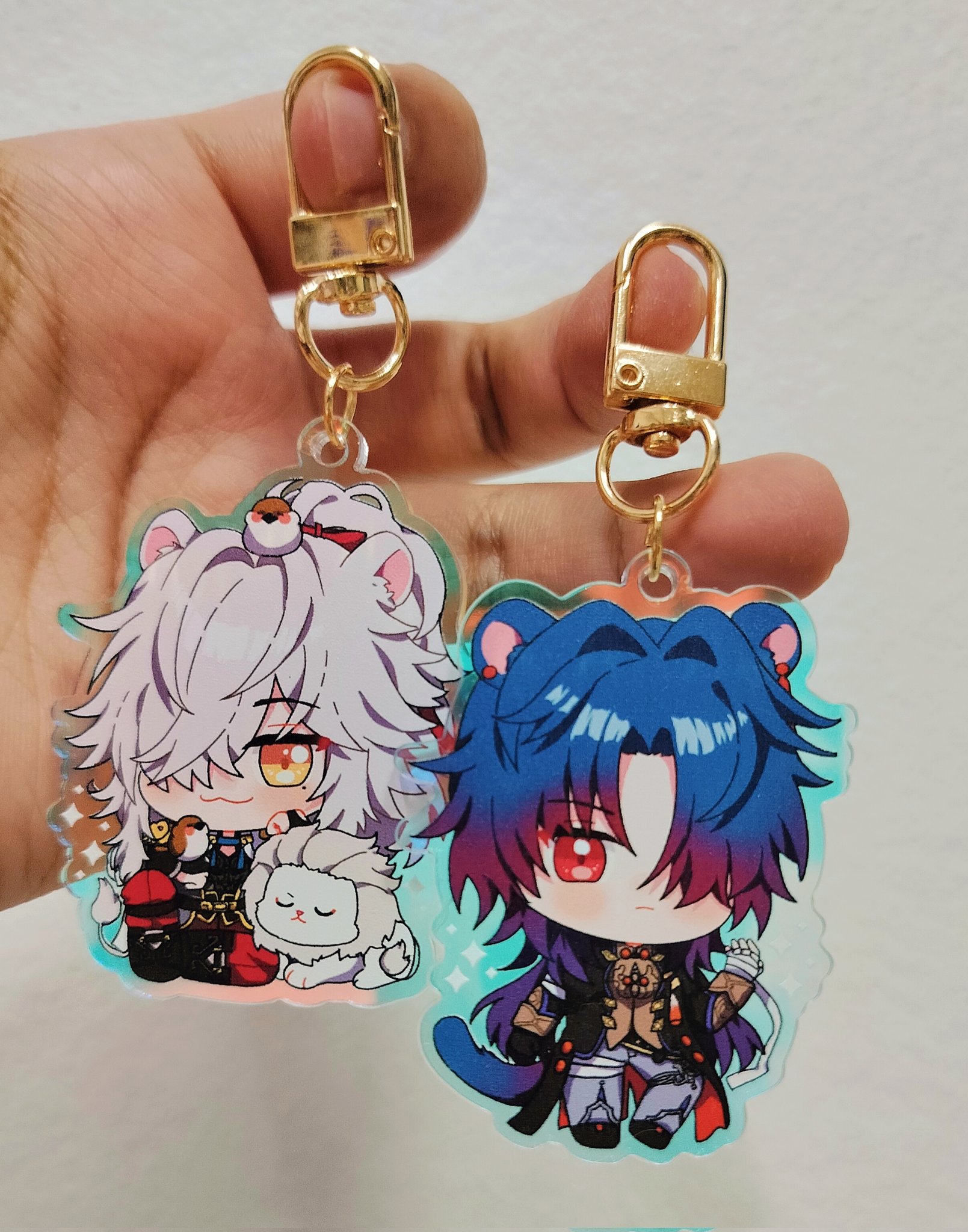 HSR Hologram Keychain & Standee & Glitter sticker