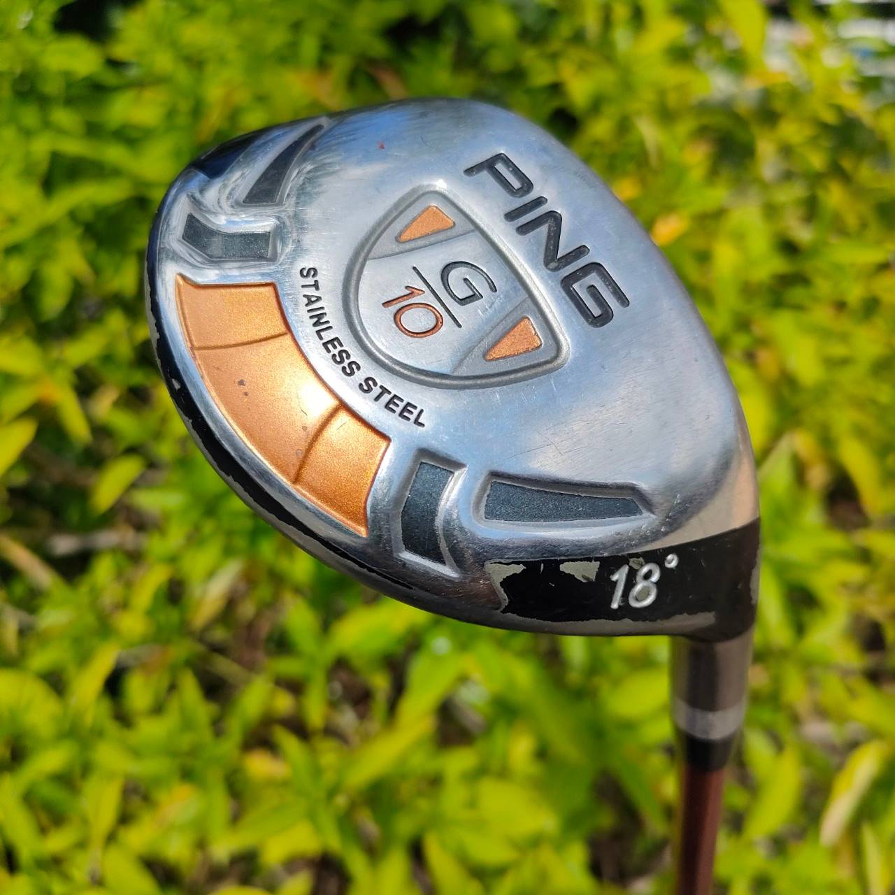 UT PING G10 องศา 18 ก้าน PING TFC129 FLEX R หลายคนไม่เคยลอง ตัวนี้สุดยอดไฮบริดอีกตัว คือตีง่ายๆเลย และเสียงดี ฟีลลิ่งมาเต็ม มั่นใจ!!!