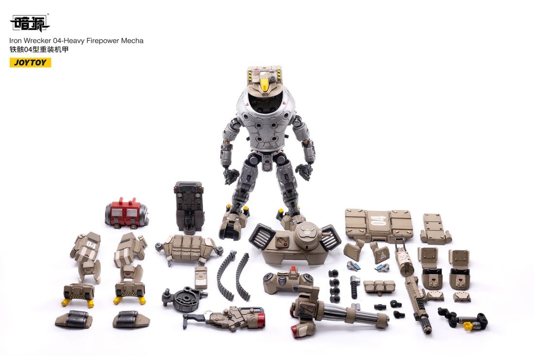 [สั่งจอง]JOYTOY 1/25 : Iron Skeleton 03 Urban Combat Mech & Iron Skeleton 04 Heavy Armor