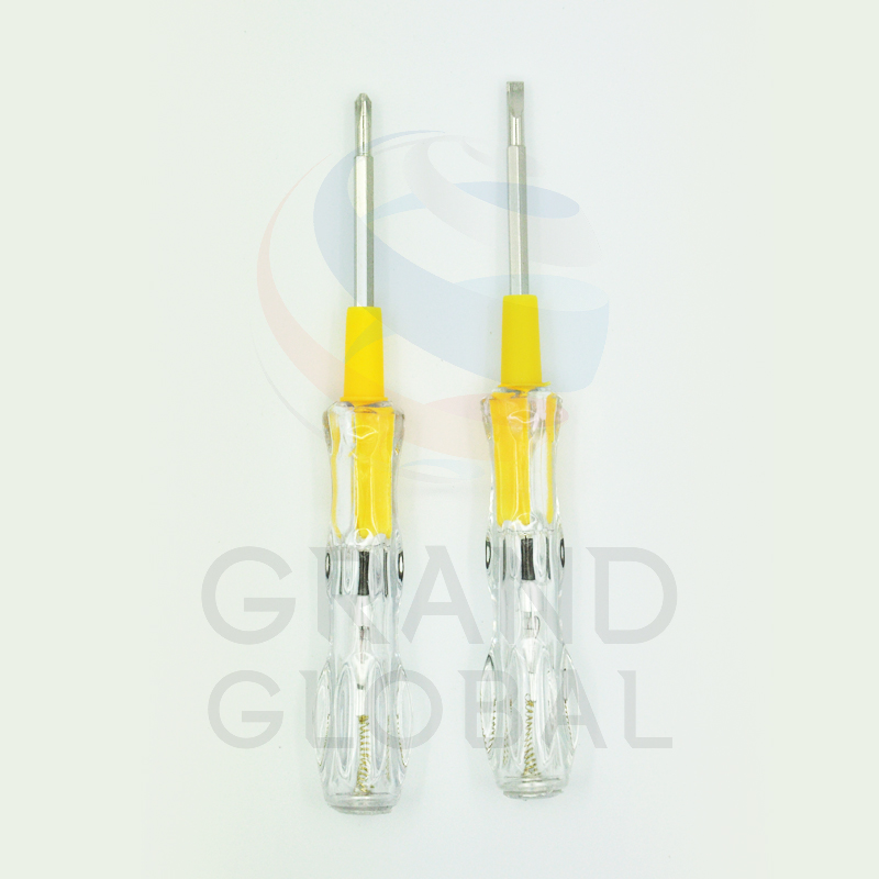 SOLID ไขควงวัดไฟ ไขควงเช็คไฟ ไขควง 2 ชิ้น ( คู่ ) ไขควงหัวแบน ไขควงหัวแฉก