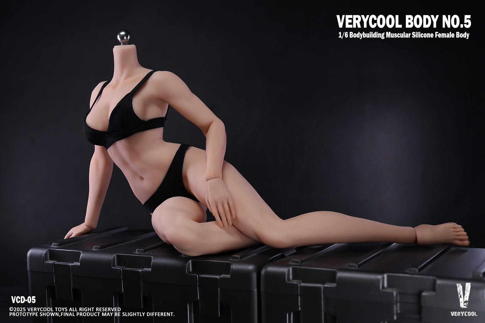 [สั่งจอง]VERYCOOL VCD-05B 1/6 : Silicone Female Body Bodybuilding Muscular Physique Natural Skin Tone