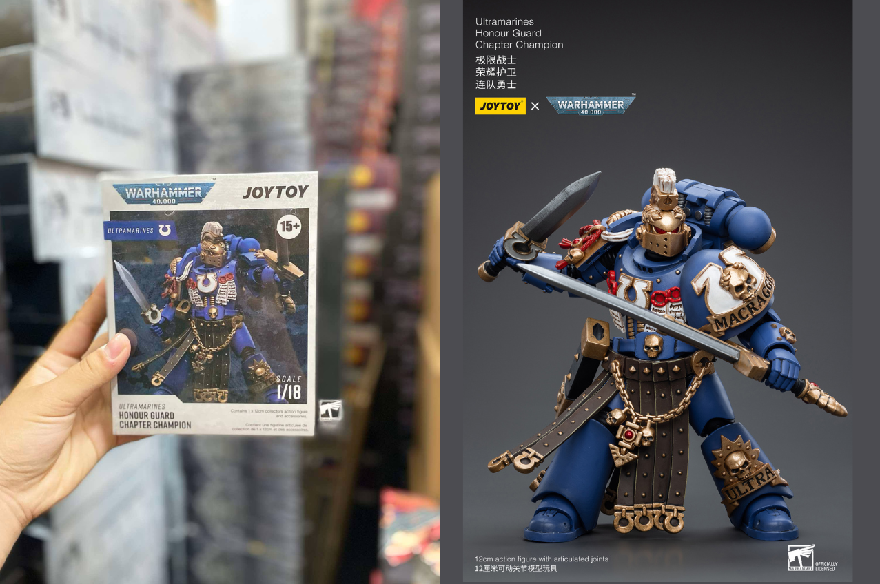 [พร้อมส่ง]Joy toy 1/18 [Reissue] - JT6526 : Ultramarines Honour Guard Chapter Champion
