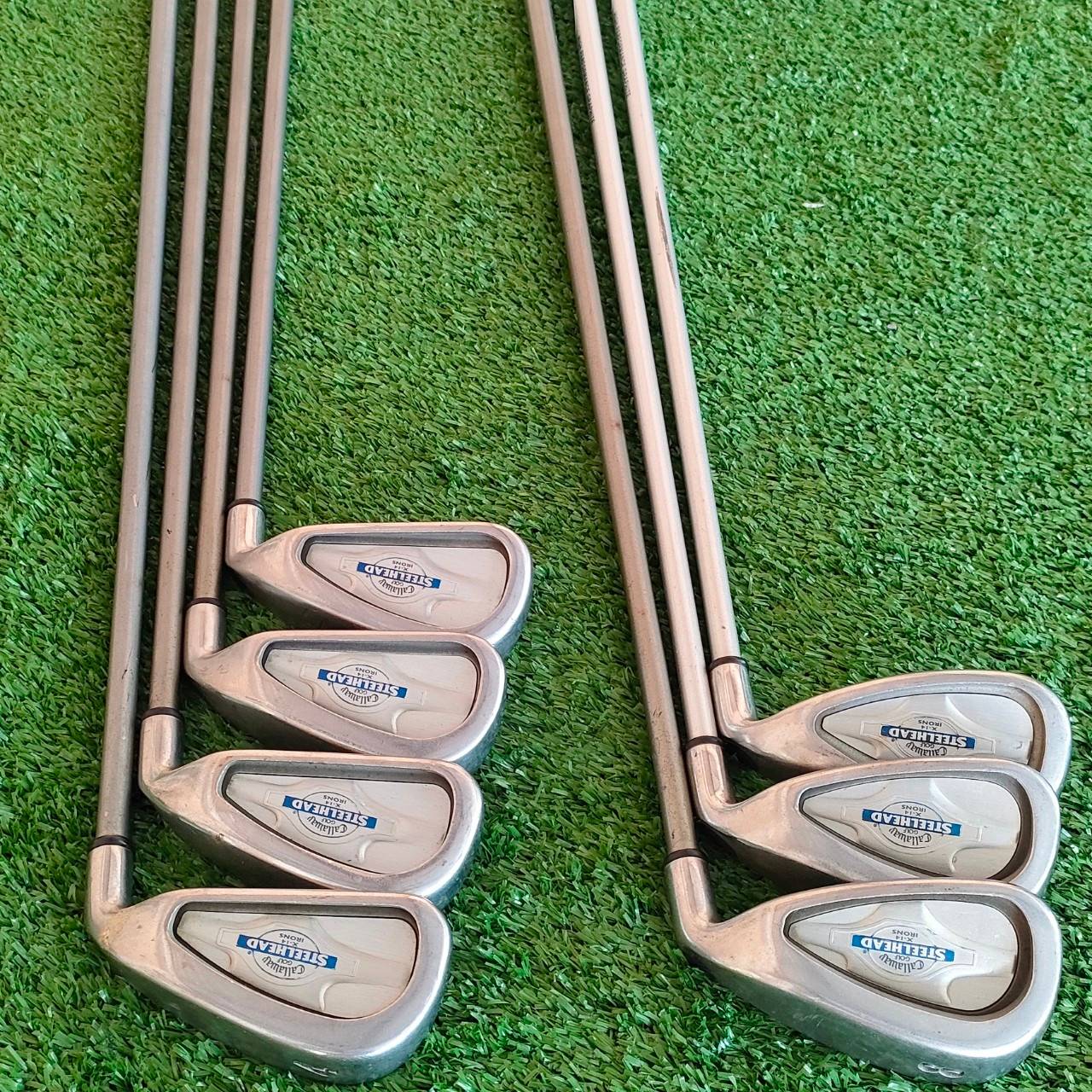 ชุดเหล็ก CALLAWAY STEELHEAD X-14 มีเหล็ก 4-9 เเละ PW ก้าน STEELHAD X-14 FLEX R