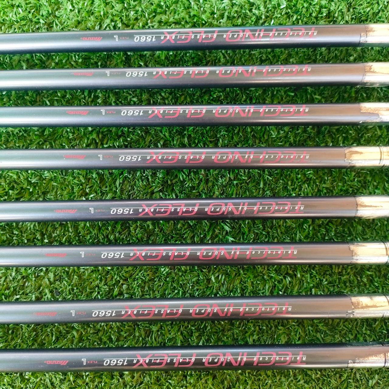 ** ไม้กอล์ฟสำหรับผู้หญิง ** ชุดเหล็ก MIZUNO ZEPHYR EG-175 RV มีเหล็ก 4-9 เเละ PW SW ก้าน TECHNO FLEX FLEX L สวยเดิมทุกชิ้น ก้านเดิมทุกชิ้นไม่มีเปลี่ยน MADE IN JAPAN ไม้กอล์ฟพรีเมี่ยมมือสอง ของแท้ By NakaraLuxurious