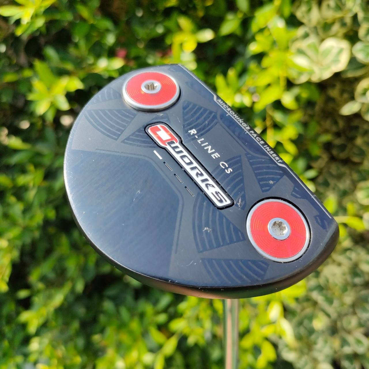 PUTTER ODYSSEY R-LINE CS OWORKS ความยาว 34 นิ้ว ก้าน CENTER ก้าน ODYSSEY กริฟ SUPER STOKE สุดยอดของคุณภาพ ฟัลลิ่งดีสุดๆๆๆ หน้าไม้ยังเกาะไลน์แบบมากๆครับ