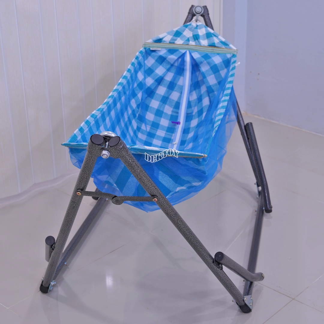 เปลญวนเด็กรุ่นใหม่พร้อมมุ้งเหมาะกับเด็กแรกเกิด ถึง3ขวบ คละสี