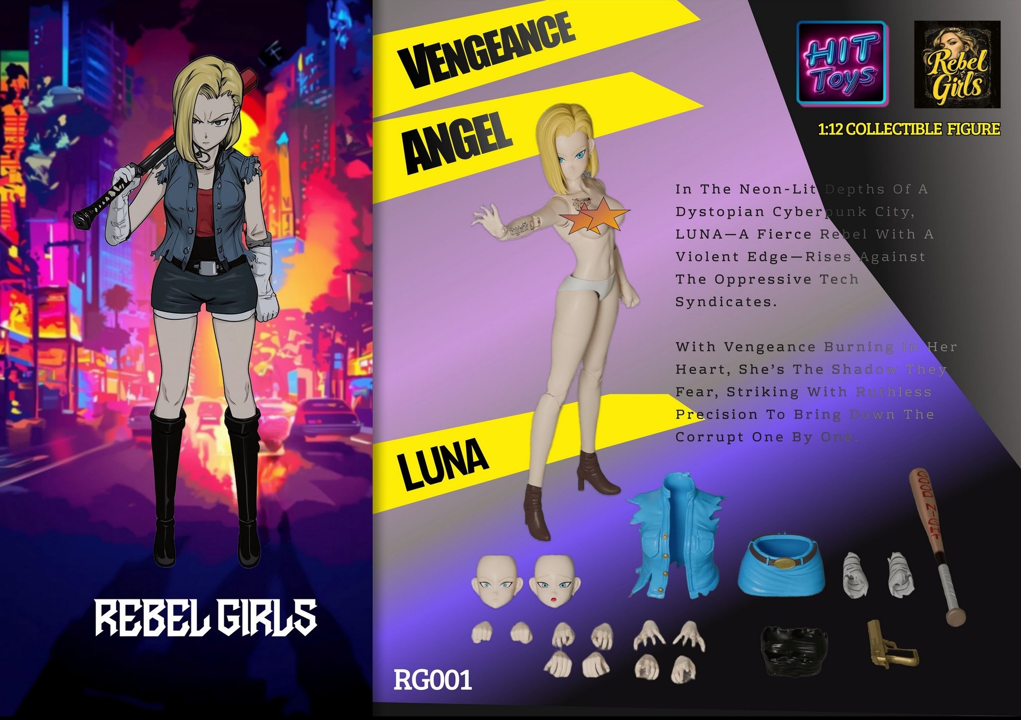 [สั่งจอง]HITToys 1/12 : Rebel Girls Series Wave One Vengenance