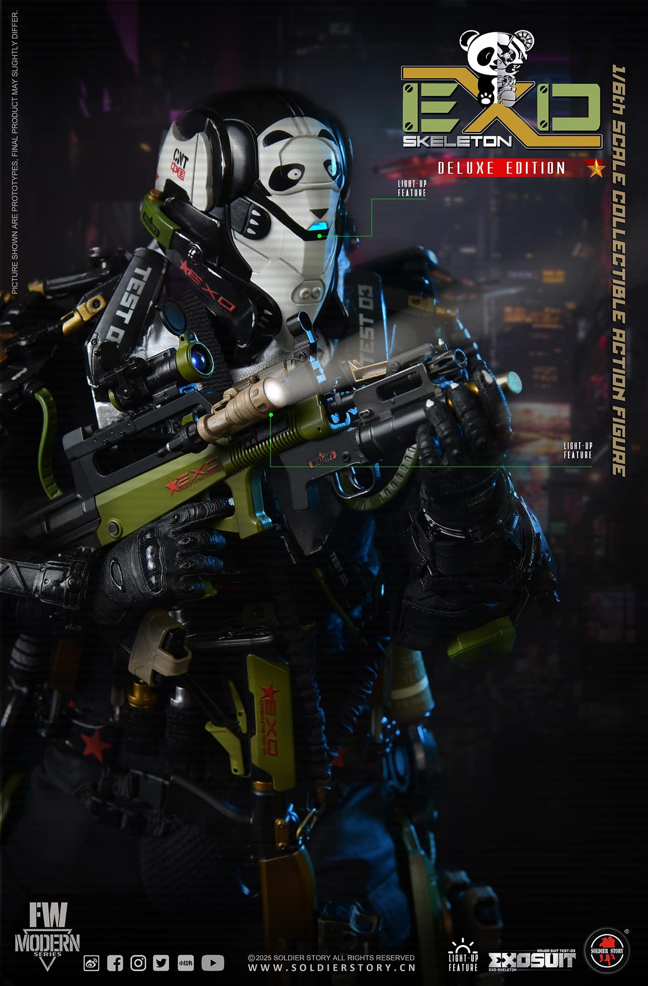 [สั่งจอง]SOLDIER STORY 1/6 : EXO-Skeleton Armor Suit Test -03 “Panda Division”
