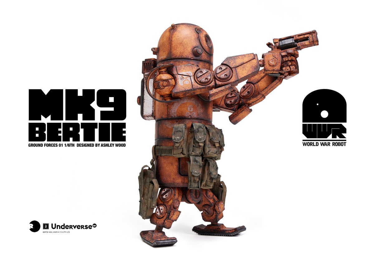[สั่งจอง]Underverse UV202418 1/6 : World War Robot series Action Figure DESERT ALPHA BERTIE MK9