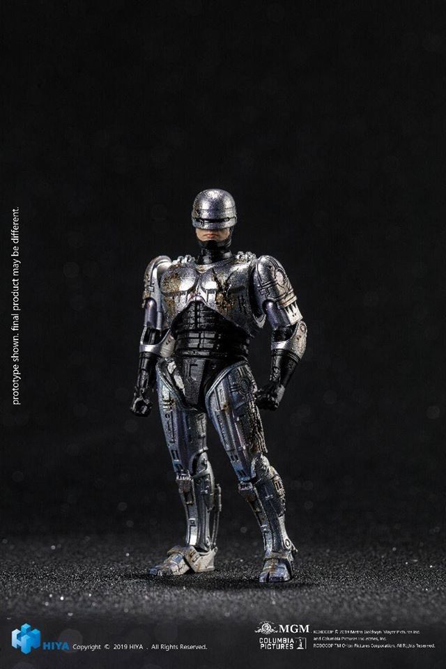 [สั่งจอง]Hiya Toys LR0076 ROBOCOP: Battle Damage ROBOCOP 1:18 Scale 4 Inch Acton Figure