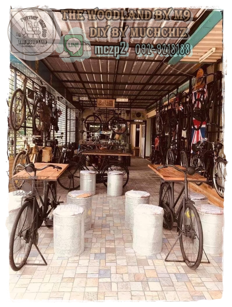 #BICYCLE Design#เฟอร์นิเจอร์จักรยานวินเทจ #เฟอร์นิเจอร์ตกแต่งร้านกาแฟ