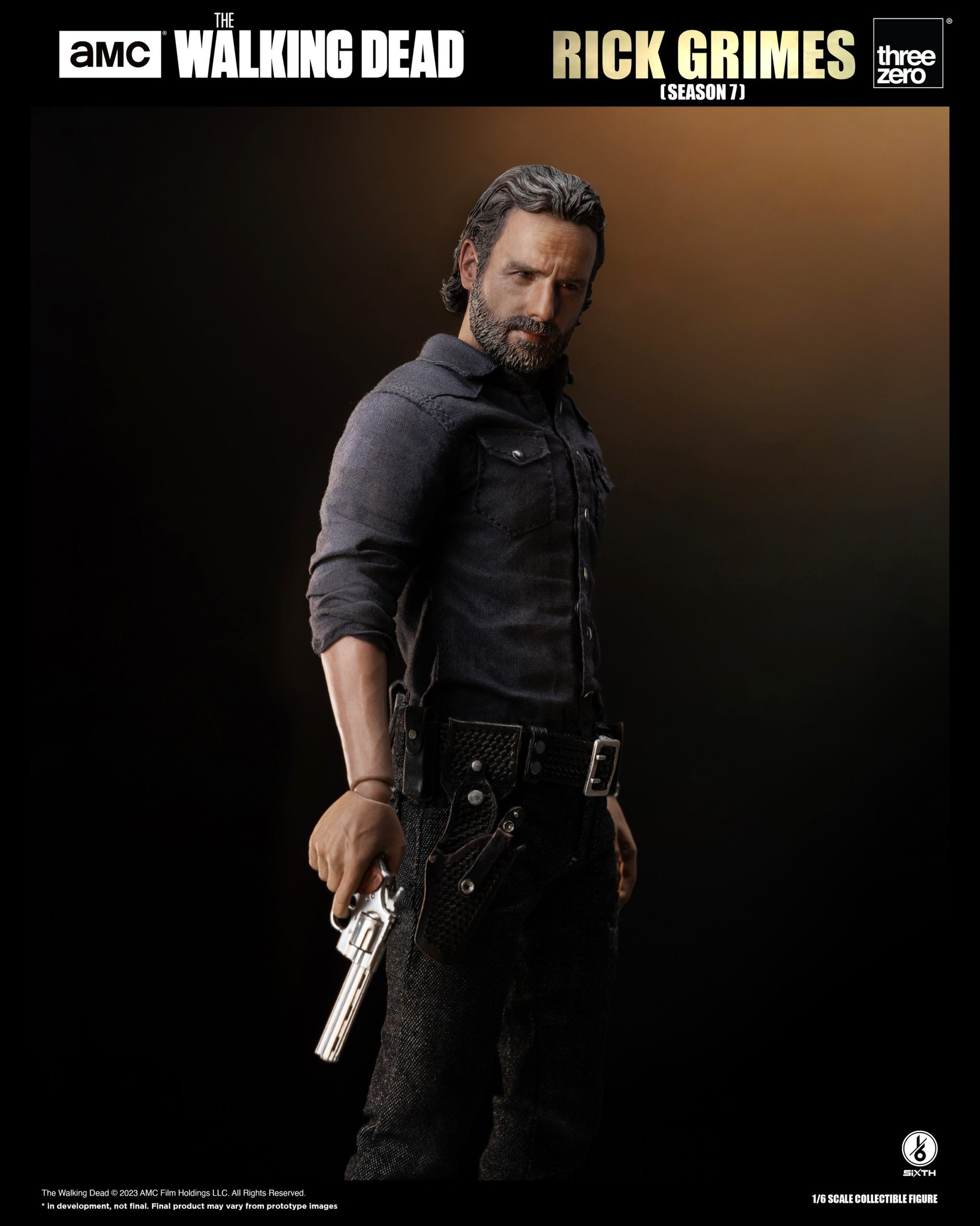 [สั่งจอง]Threezero 1/6 : The Walking Dead - Rick Grimes (Season 7)