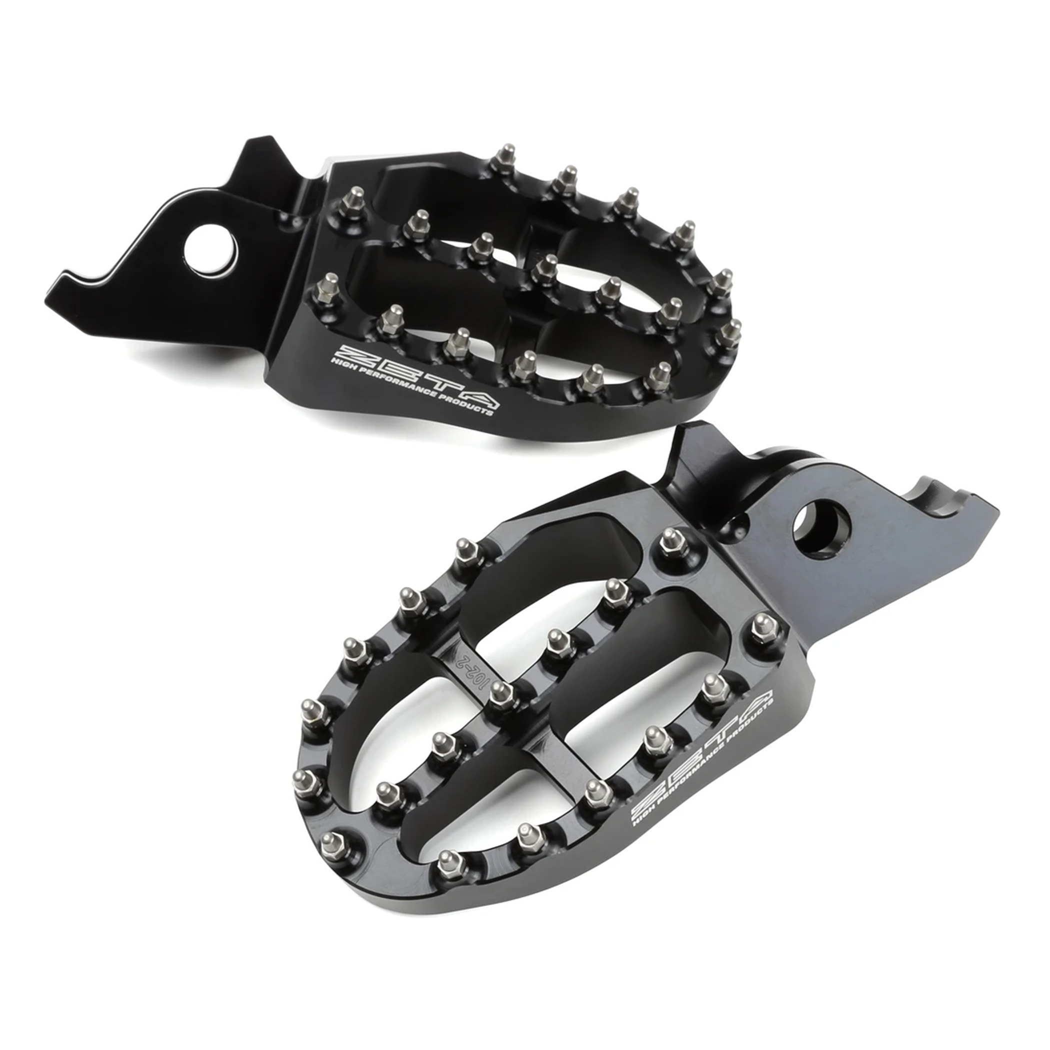 พักเท้า Zeta Aluminum Foot Pegs Black CRF250/300L/M/Rally, CRF150/250/450R/RX/RL