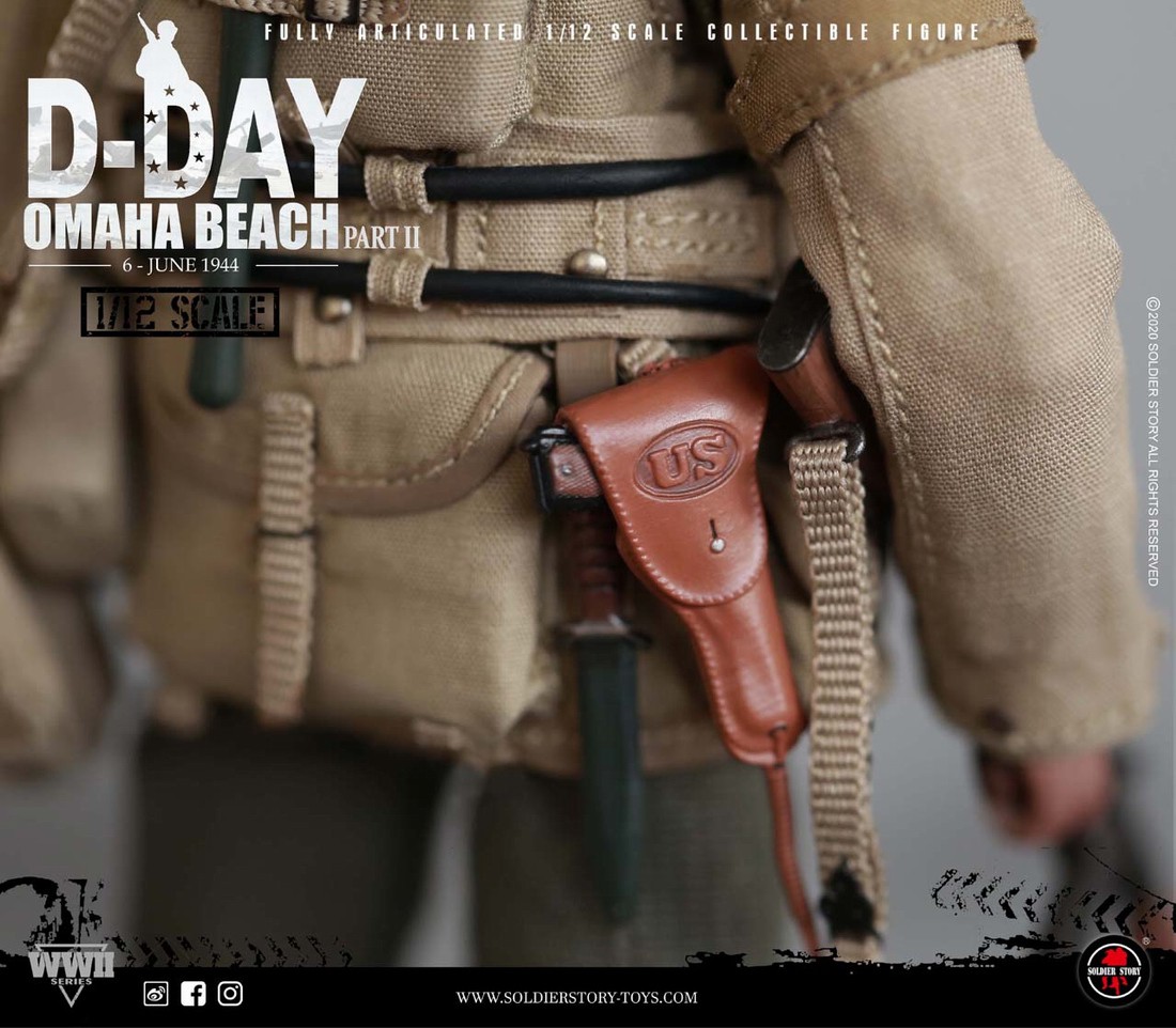 [สั่งจอง] SoldierStory SSM-004 1/12th Scale WWII US. 2nd Ranger Battalion “Captain”