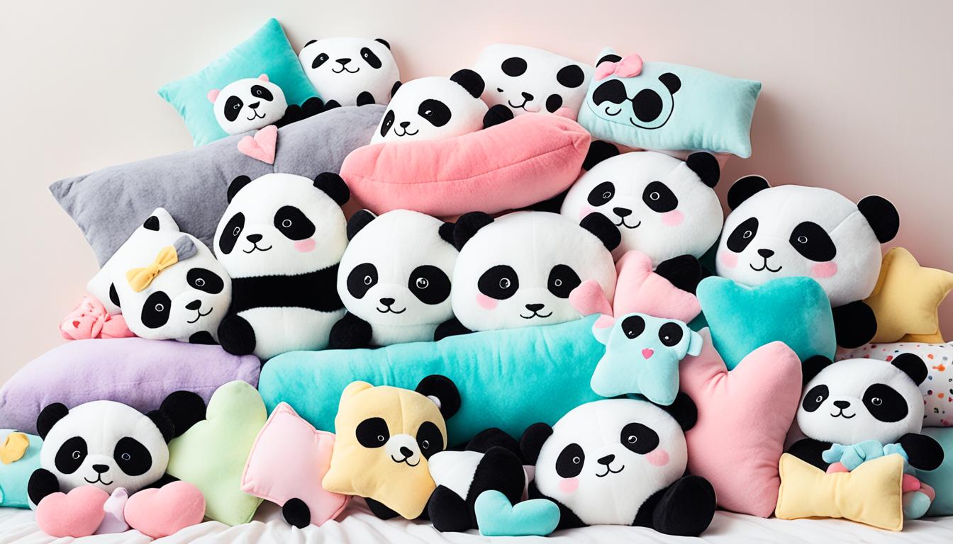 fluffy panda toys collection