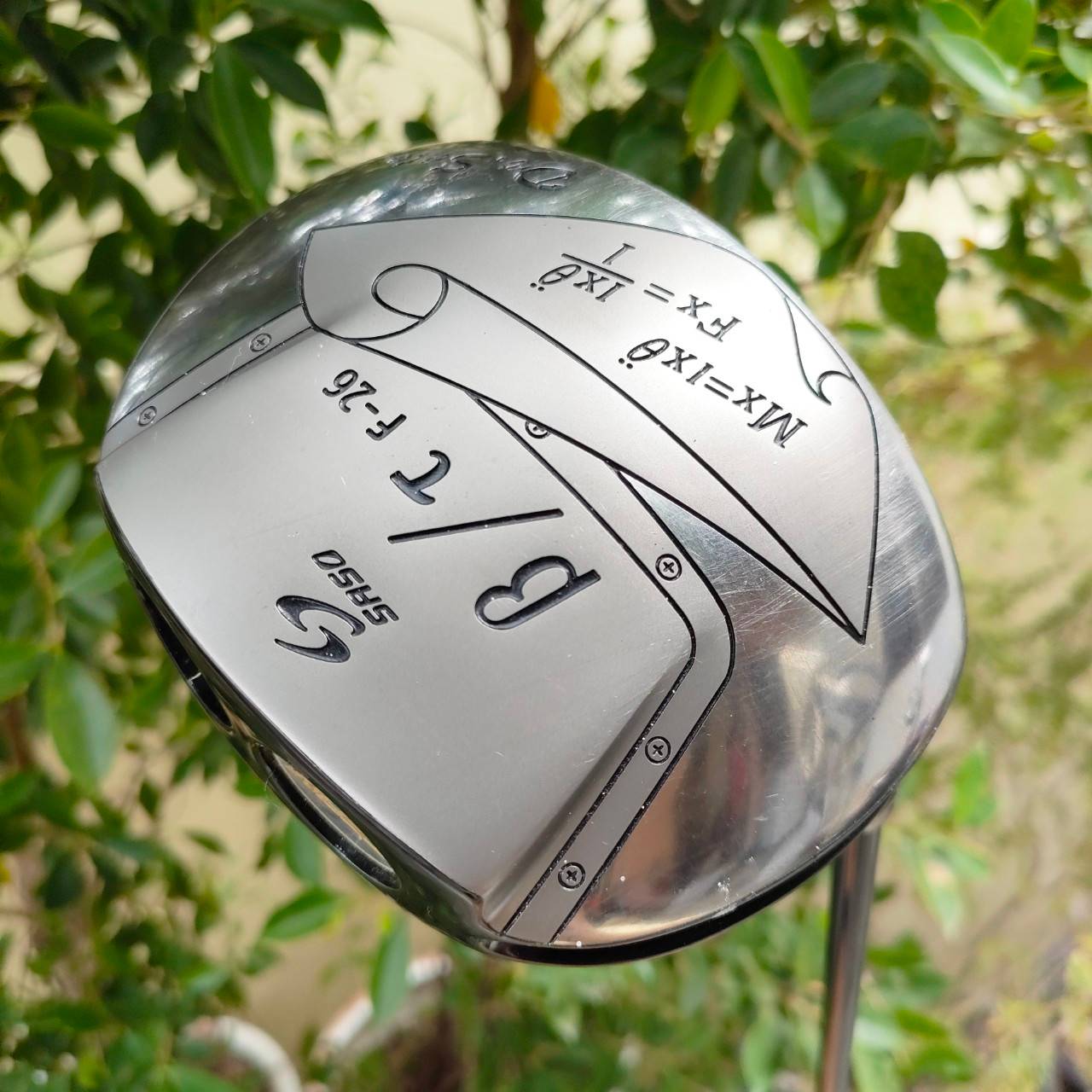 サソー(SASO) サソー β/τ F-26 DRIVER SASO B/ T F-26 ก้าน D-REV SPECIAL ออกแบบอย่างสุดพิเศษ ตีแล้วตรงมาก ไม้กอล์ฟพรีเมี่ยมมือสอง ของแท้ By NakaraLuxurious