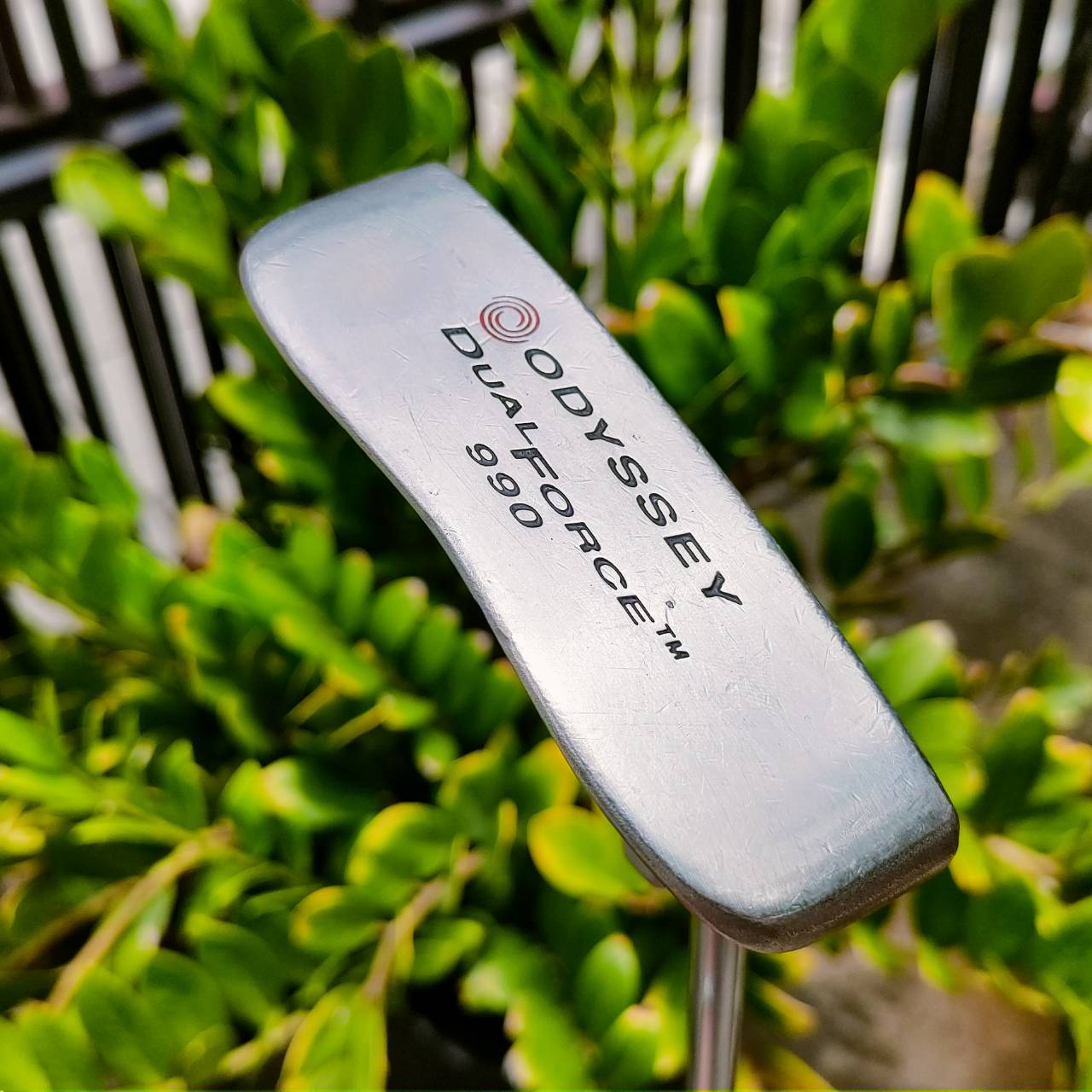PUTTER ODYSSEY DUAL FORCE 990 ความยาว 34 นิ้ว รุ่นหน้าดำยอดนิยม พัตต์ได้นุ่นวล แต่เกาะไลน์มากๆ ไม้กอล์ฟพรีเมี่ยมมือสอง ของแท้ By NakaraLuxurious