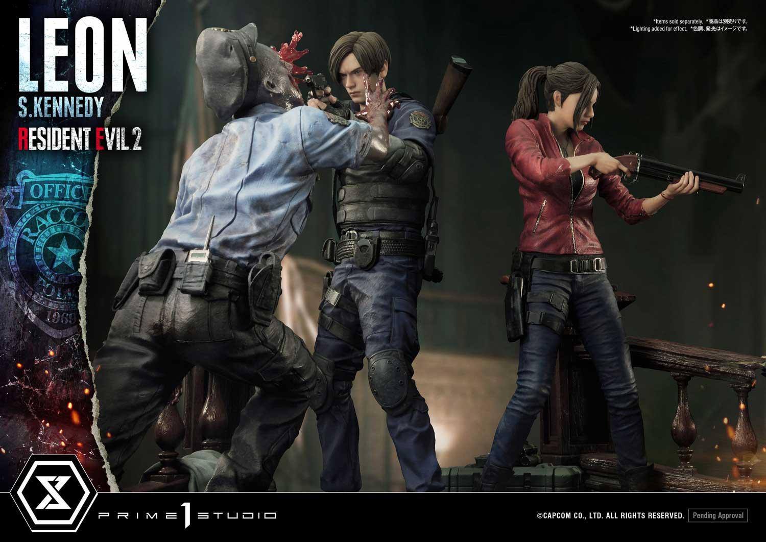 [สั่งจอง]Prime 1 Studio UPMRE2 : Resident Evil 2 Leon S. Kennedy & Claire Redfield