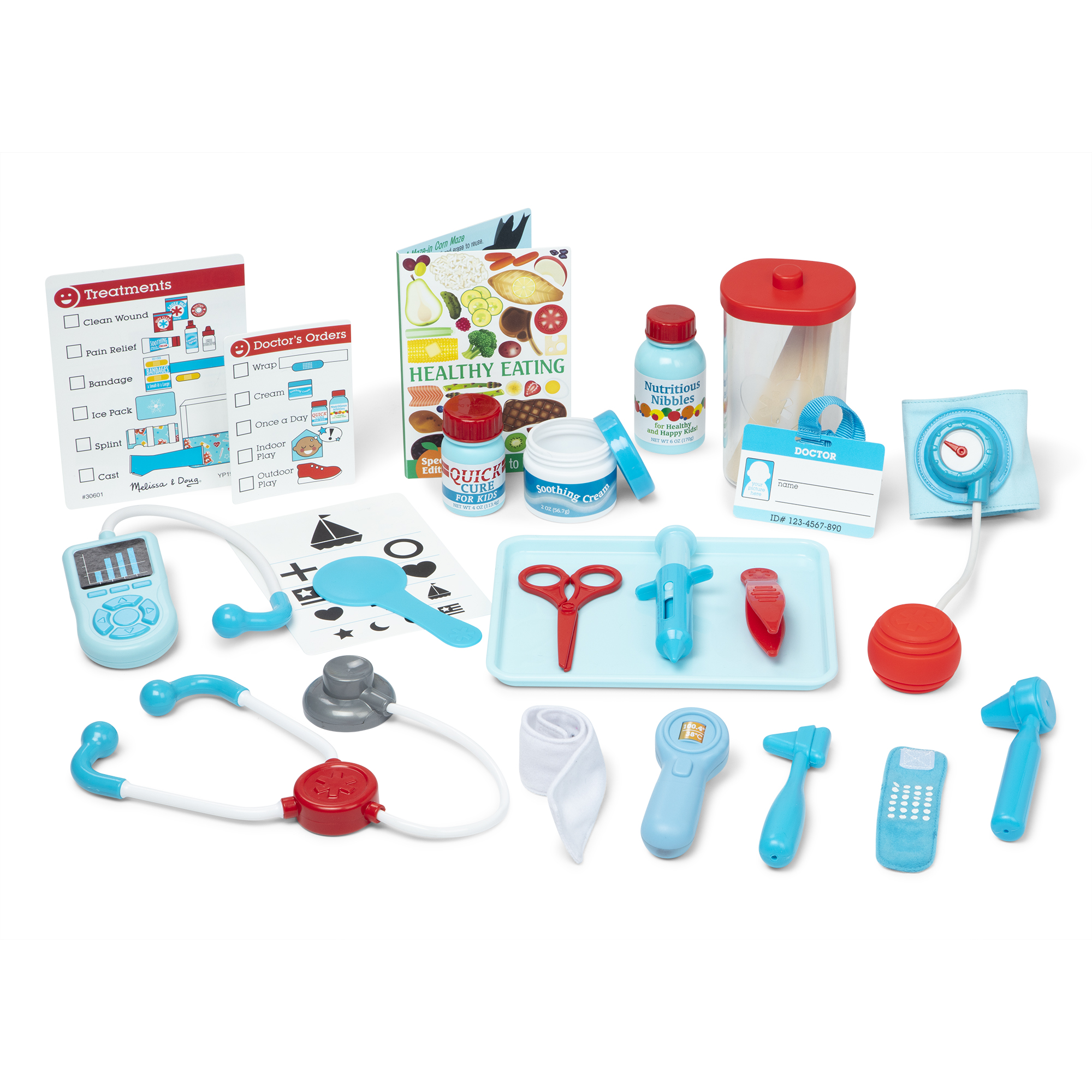 อุปกรณ์คุณหมอ ของเล่นบทบาทสมมติGet Well Doctor's Kit Play Set Melissa&Doug, รุ่น 8569 ของเล่นเสริมพัฒนาการ, ของเล่น
