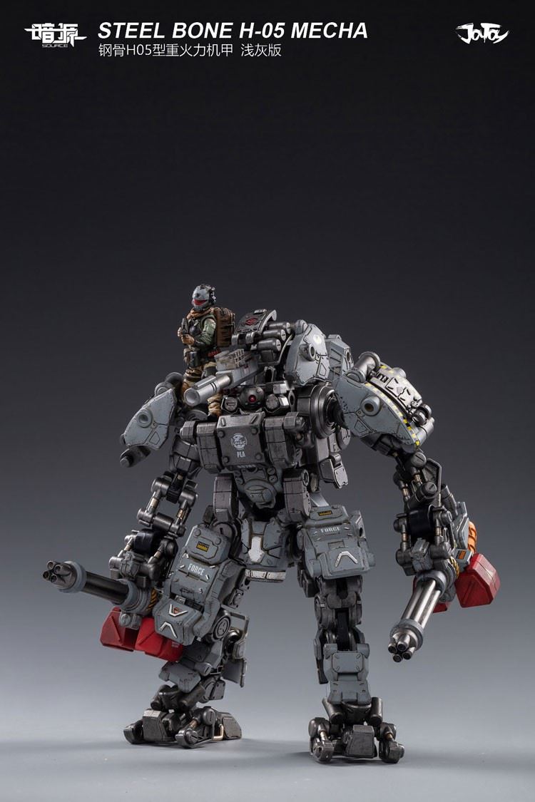[สั่งจอง]JOYTOY JT0418 1/25 : STEEL BONE H-05 Heavy firepower MECHA (gray)